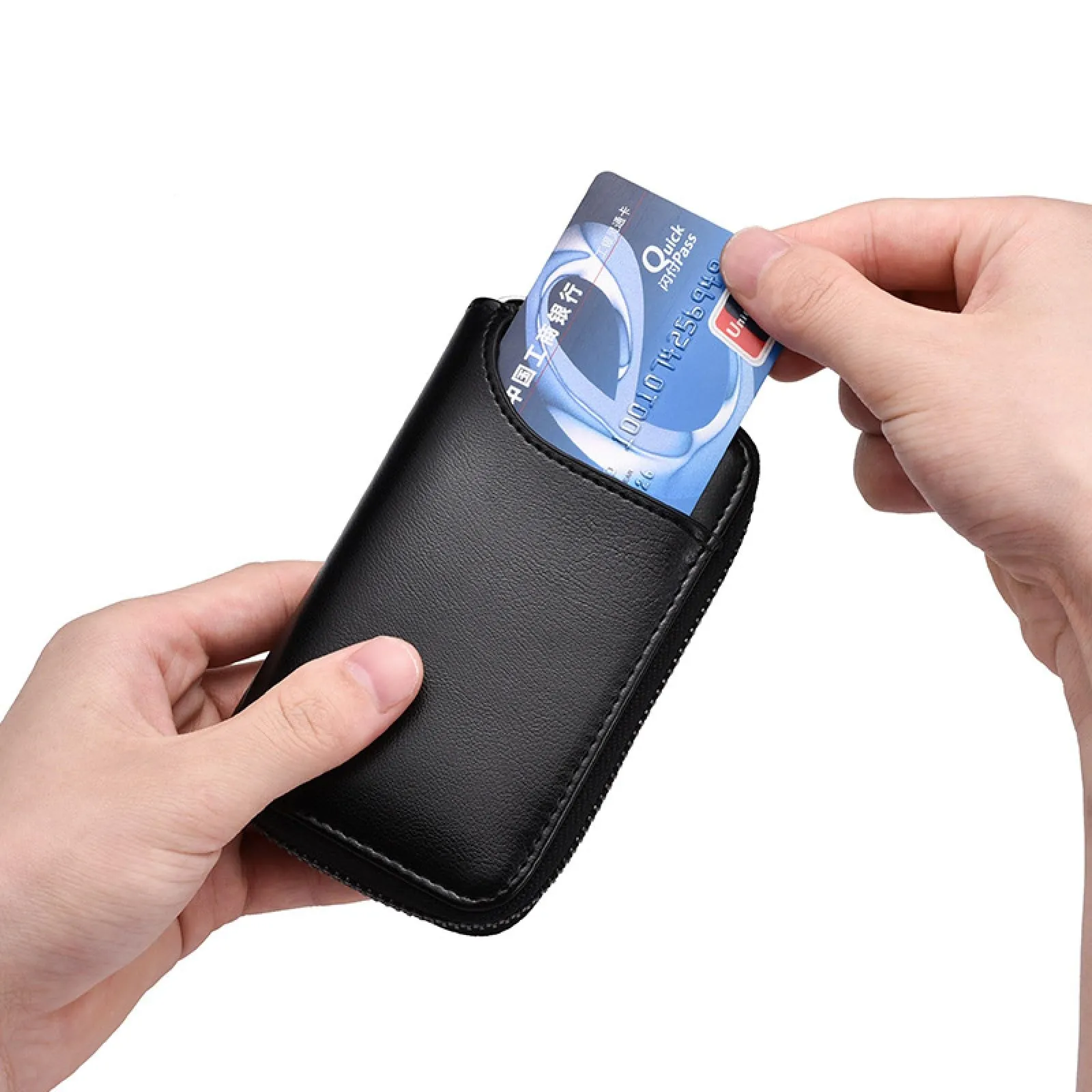 LTLSZRN Portachiavi in Pelle, Raccoglitore Chiave multifunzione,Borse universali per auto portachiavi per uomo donna,Tasche e Ganci, portafoglio portachiavi Impermeabile (marrone) - immagine 6