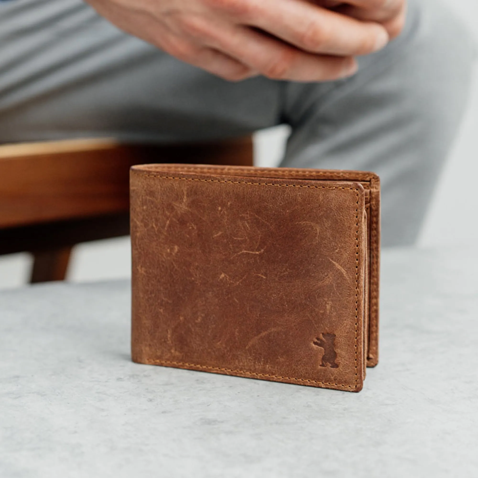 Berliner Bags Portafoglio Uomo con Portamonete e Porta Carte in Pelle RFID - immagine 2