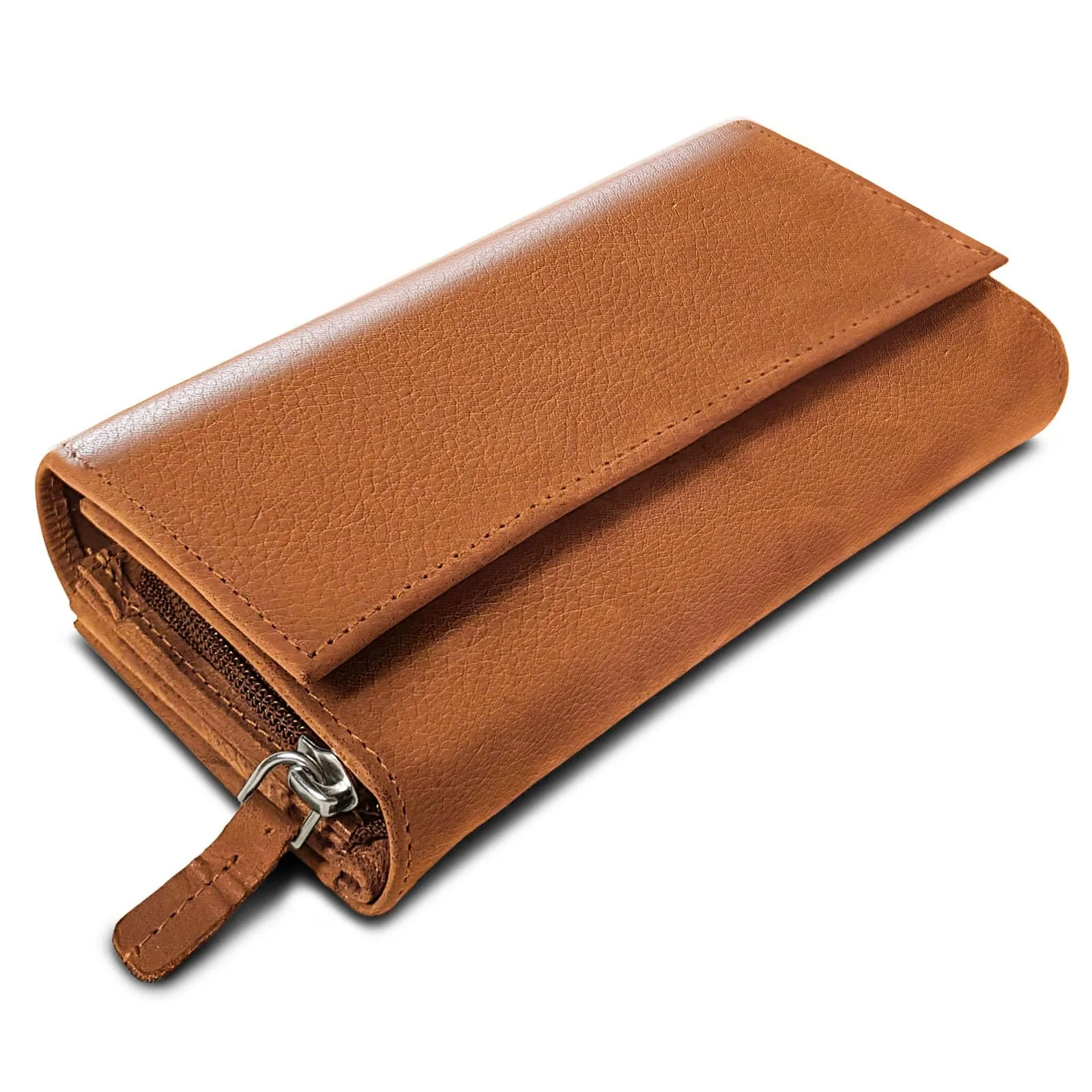 ROYALZ "Orelia Portafoglio vera Pelle Donna Grande Portamoneta Capiente Porta Carte Credito 18 Scomparti Bloccaggio Protezione RFID Etui Lungo - immagine 1