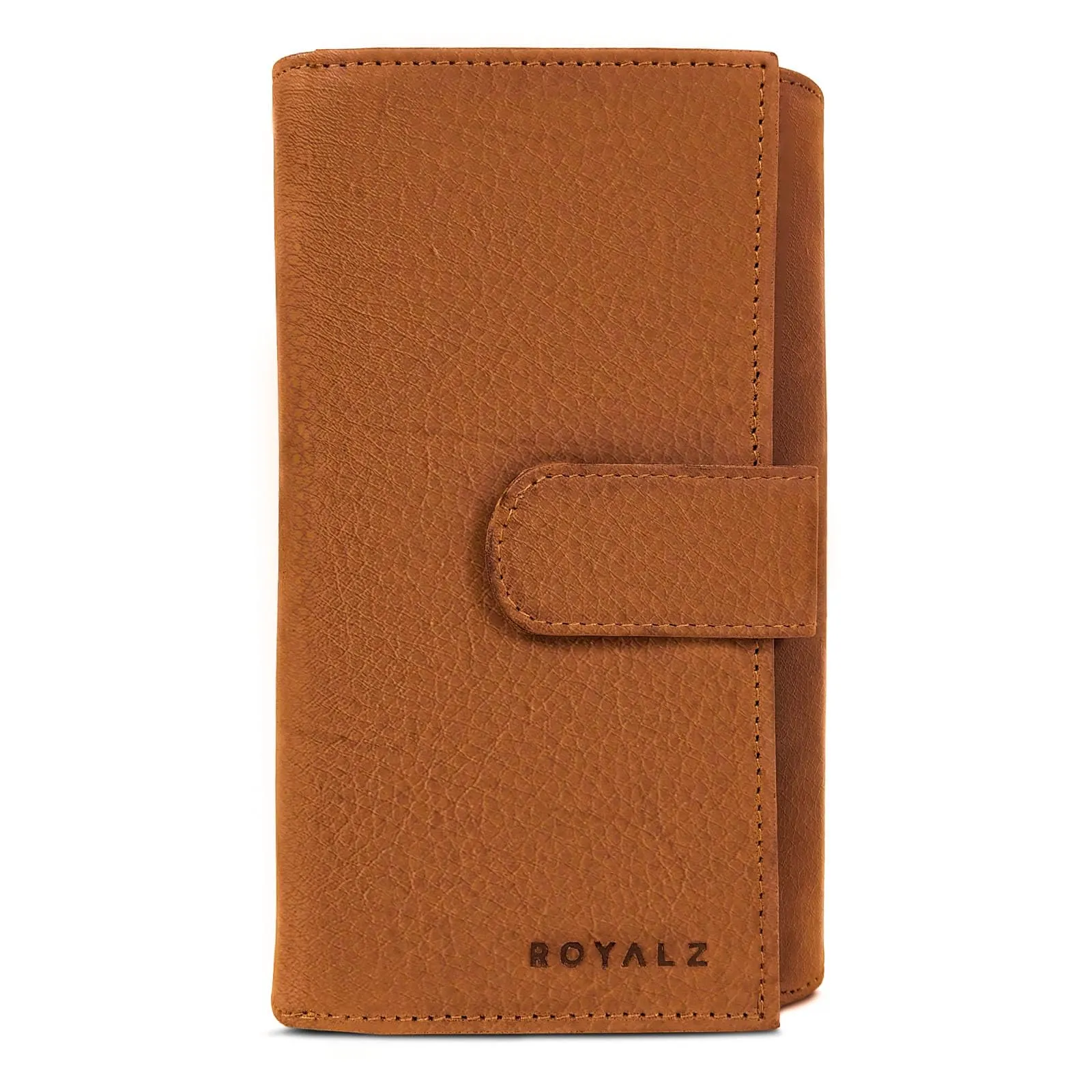 ROYALZ "Orelia Portafoglio vera Pelle Donna Grande Portamoneta Capiente Porta Carte Credito 18 Scomparti Bloccaggio Protezione RFID Etui Lungo - immagine 3