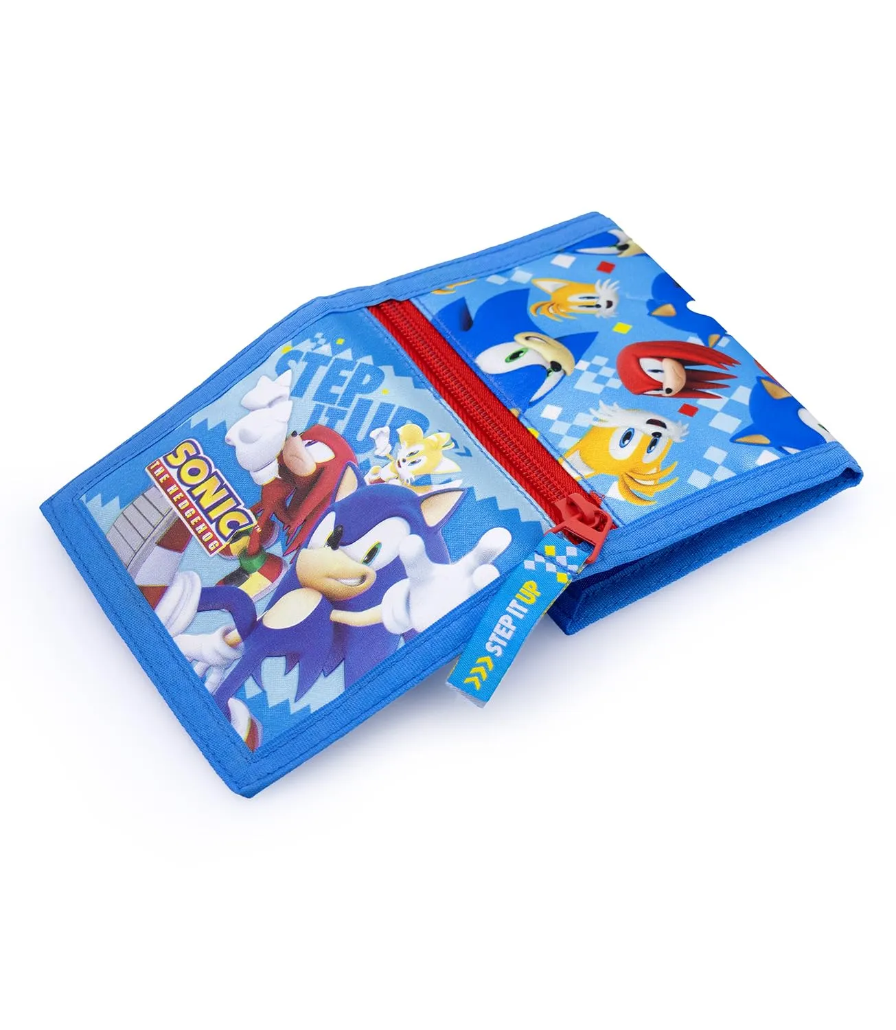 Creativolution PORTAFOGLIO BAMBINO-RAGAZZO CON TASCA PORTAMONETE PER SONIC FAN - PRODOTTO UFFICIALE - immagine 4