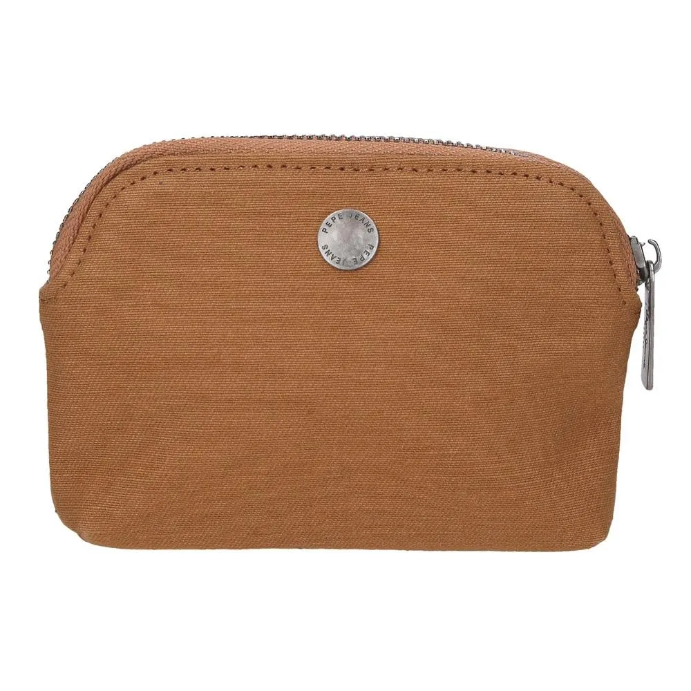 Pepe Jeans Biker, beauty case, tracolla, perfetto per organizzare, vari scomparti. Joumma Bags, marrone, Monedero redondo, Portamonete rotondo - immagine 2