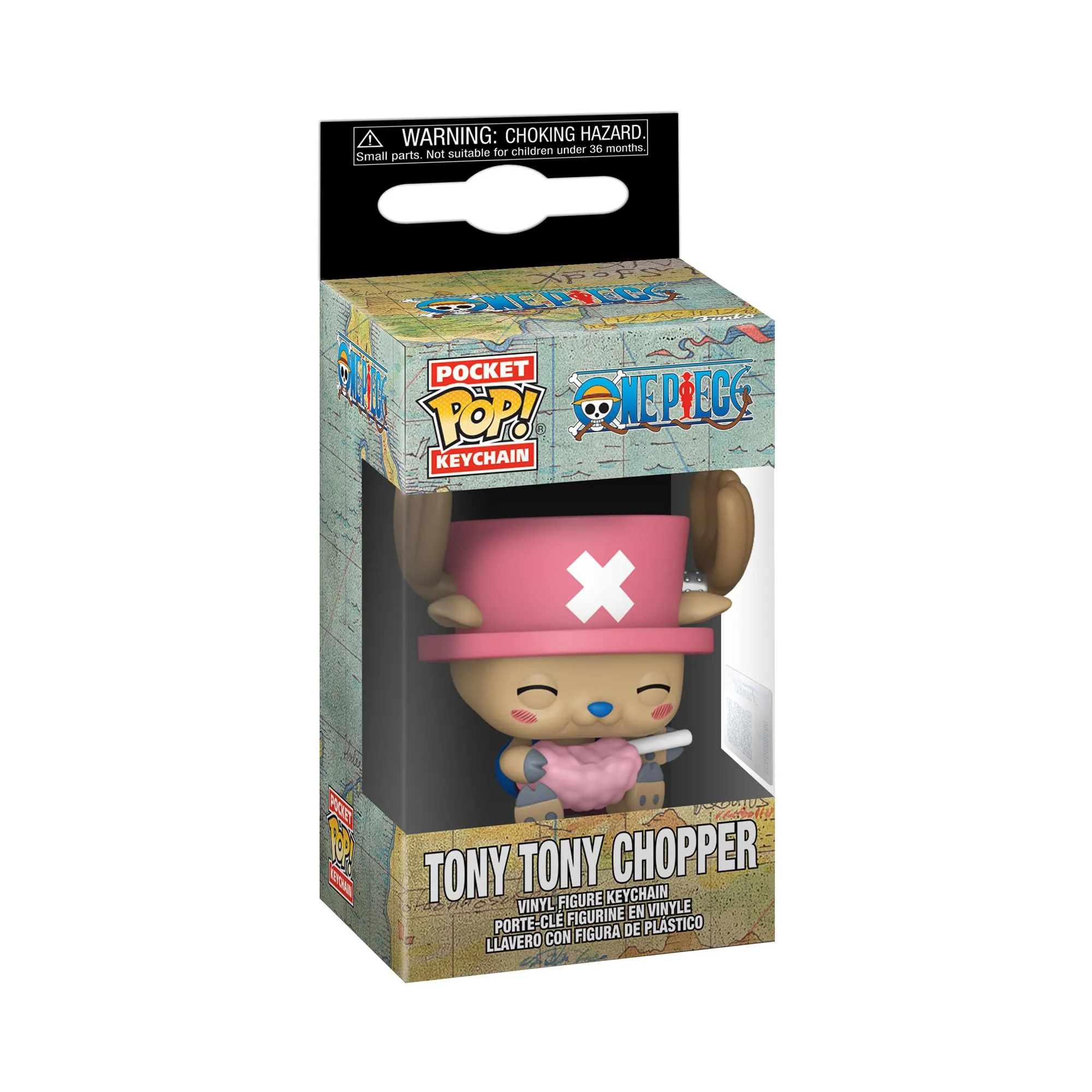 Funko POP! Keychain: One Piece - Tony Tony Chopper with Cotton Candy - immagine 2
