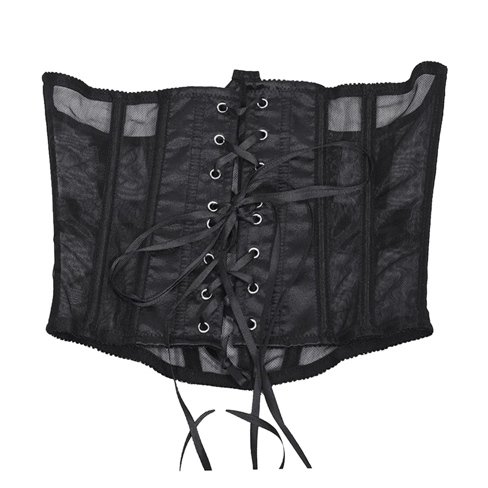 Corsetto Sexy da Donna, Corsetto Top Y2k, Bustier con Push Up, Corpetto da Club, Stile Gotico Vintage, Senza Cuciture, Mezza Pancia, Bustier per Seno Pieno, Sottoseno, Modellante in Pelle, XS - immagine 5
