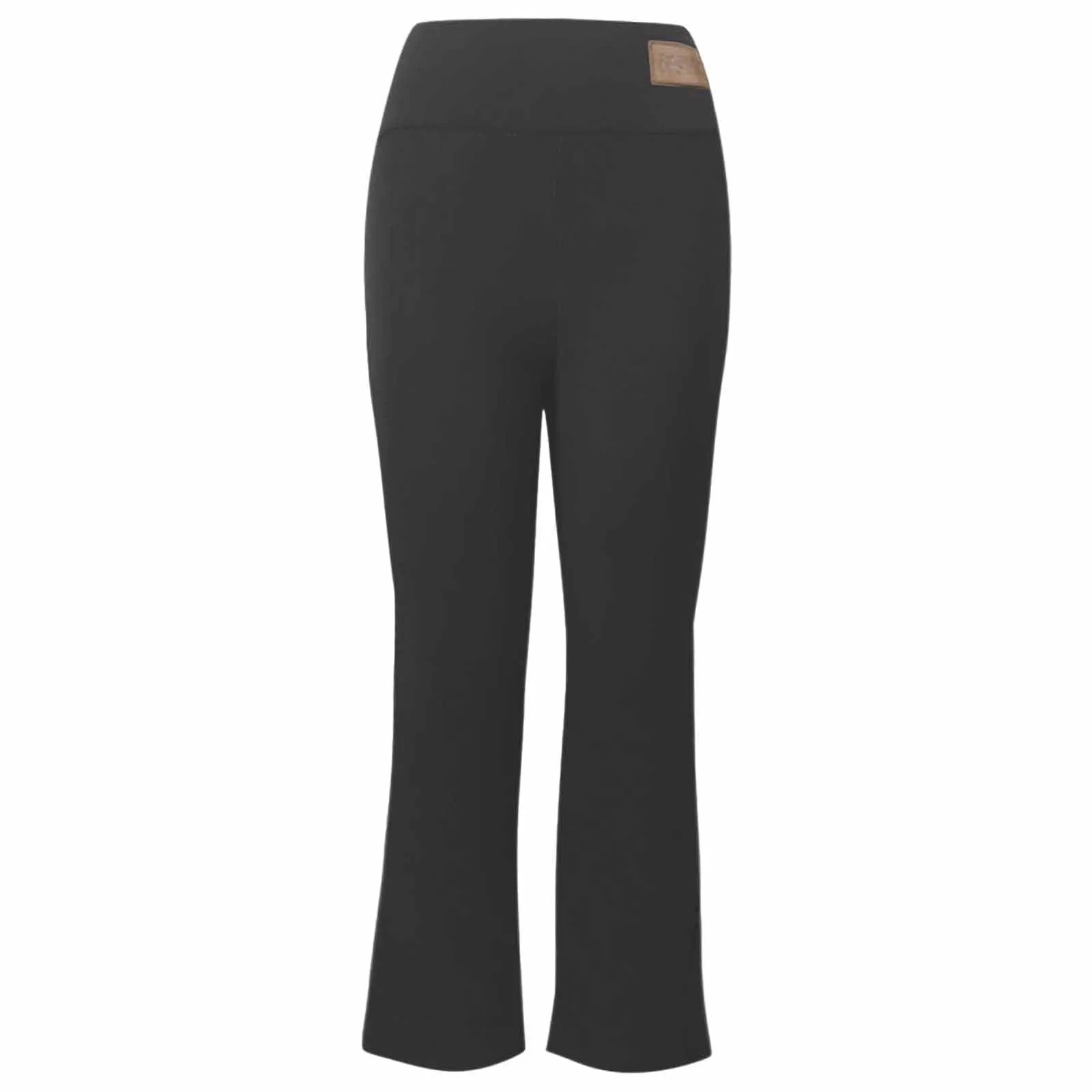 Gefomuofe Pantaloni a zampa da donna, in pile 70, termici, da yoga, caldi, elastici, per il tempo libero, spessi, in tinta unita, pantaloni da jogging comodi, grigio., L - immagine 4
