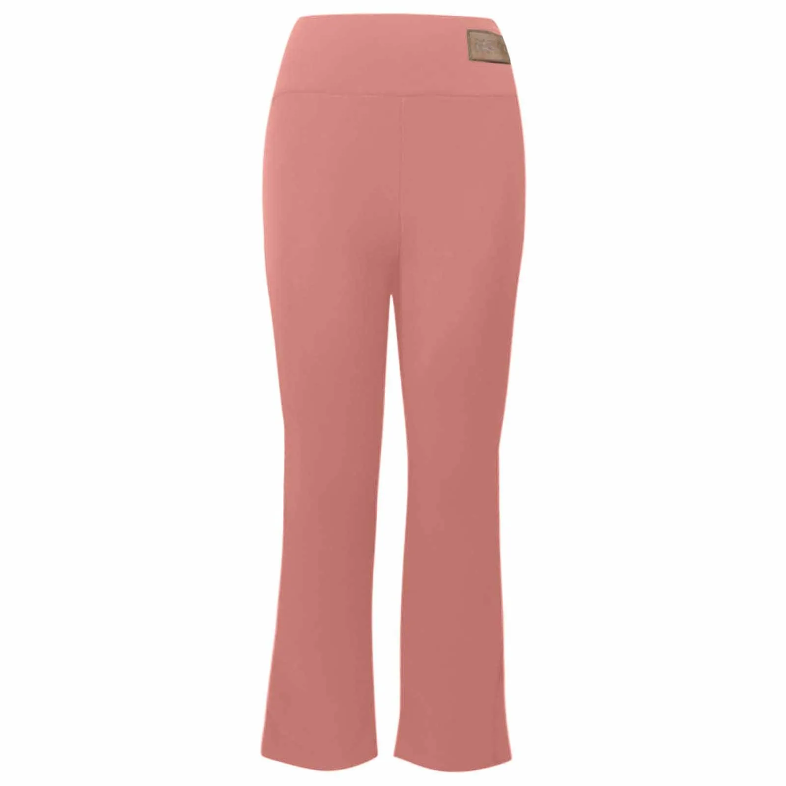 Gefomuofe Pantaloni a zampa da donna, in pile 70, termici, da yoga, caldi, elastici, per il tempo libero, spessi, in tinta unita, pantaloni da jogging comodi, Colore: rosa., L - immagine 4