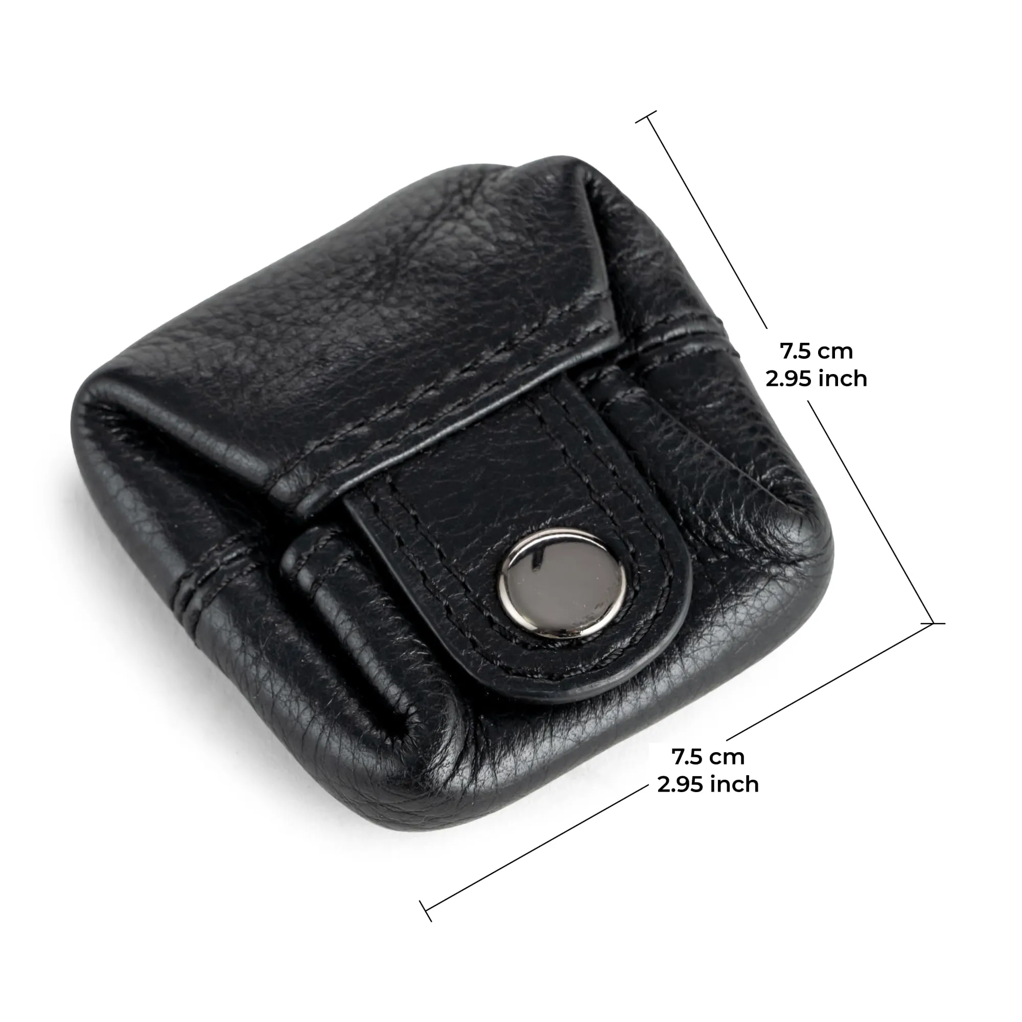 Berliner Bags Portamonete Lena Mini con Chiusura a Bottone in Vera Pelle - immagine 8