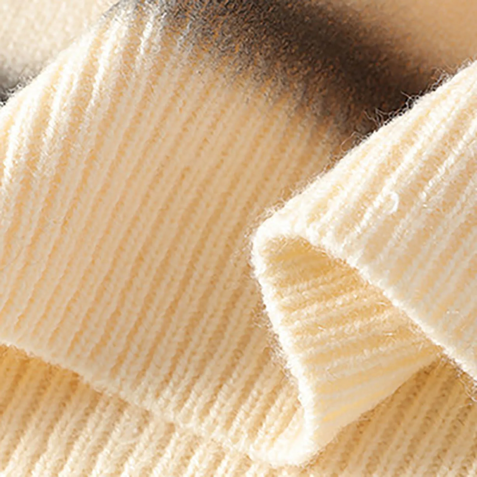 Mymyguoe Maglione norvegese da uomo in lana a righe fine merino, lavorato a maglia jacquard, motivo cavallo, slim fit, invernale, caldo maglione natalizio, Q6 beige, 3XL - immagine 2