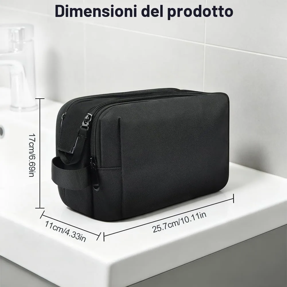 HOTUT Beauty Case da Viaggio, Borsa da Toilette per Uomo e Donna Grande - immagine 2