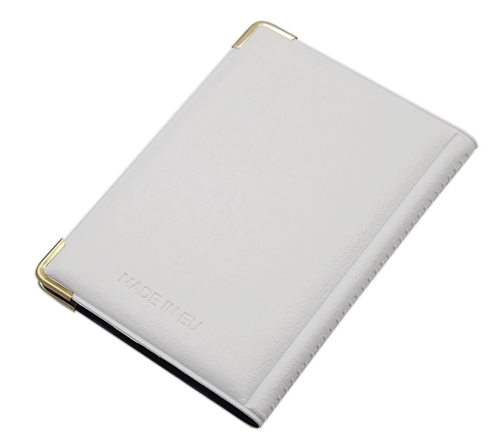 Porta carte di credito con 12 scomparti MJ-Design-Germany Made in UE in diversi colori e designs (Design 3 / Bianco) - immagine 2
