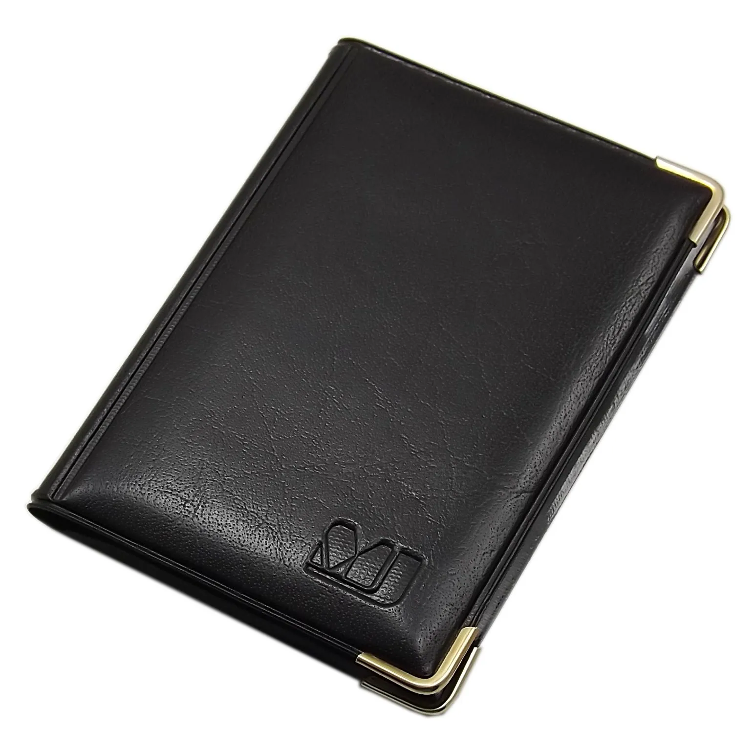 Porta carte di credito con 12 scomparti MJ-Design-Germany Made in UE in diversi colori e designs (Design 1 / Nero) - immagine 1