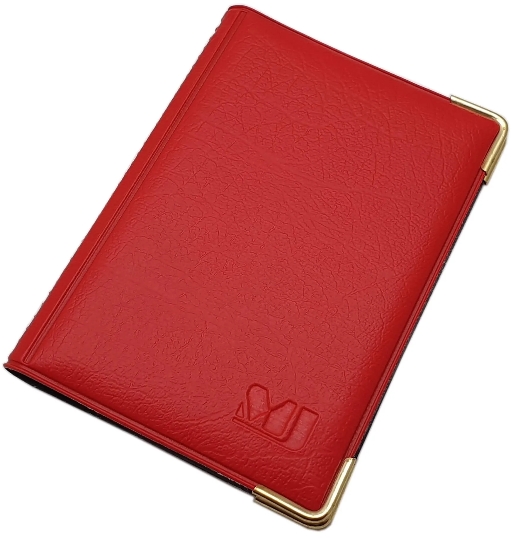 Porta carte di credito con 12 scomparti MJ-Design-Germany Made in UE in diversi colori e designs (Design 1 / Rosso) - immagine 1
