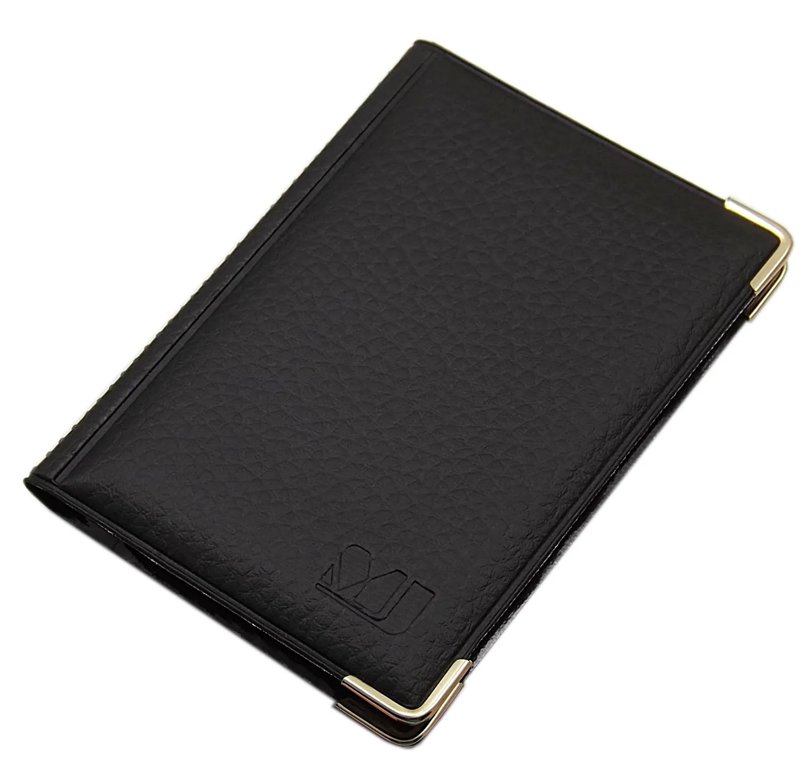 Porta carte di credito con 12 scomparti MJ-Design-Germany Made in UE in diversi colori e designs (Design 2 / Nero) - immagine 1