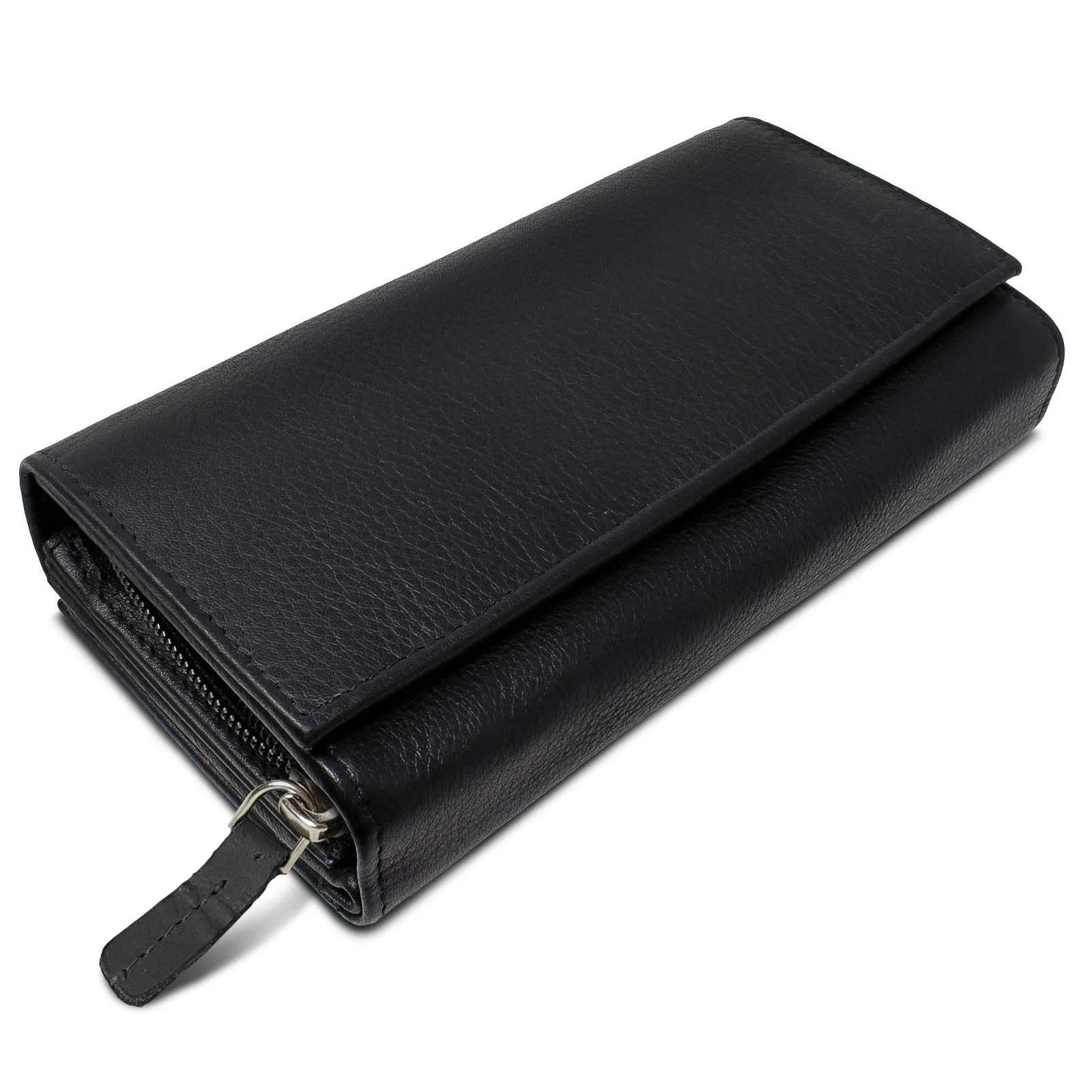 ROYALZ "Orelia Portafoglio vera Pelle Donna Grande Portamoneta Capiente Porta Carte Credito 18 Scomparti Bloccaggio Protezione RFID Etui Lungo - immagine 1