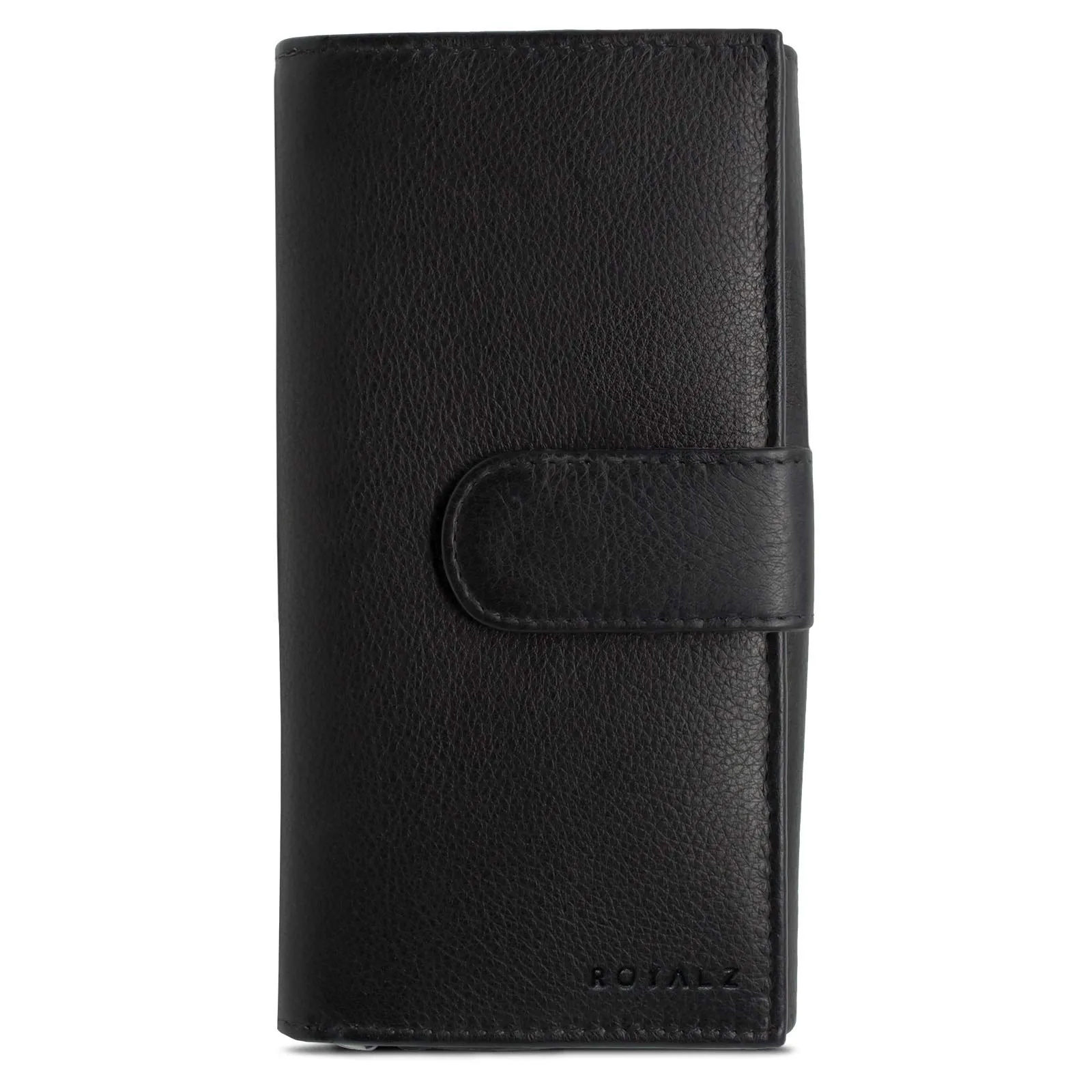 ROYALZ "Orelia Portafoglio vera Pelle Donna Grande Portamoneta Capiente Porta Carte Credito 18 Scomparti Bloccaggio Protezione RFID Etui Lungo - immagine 3