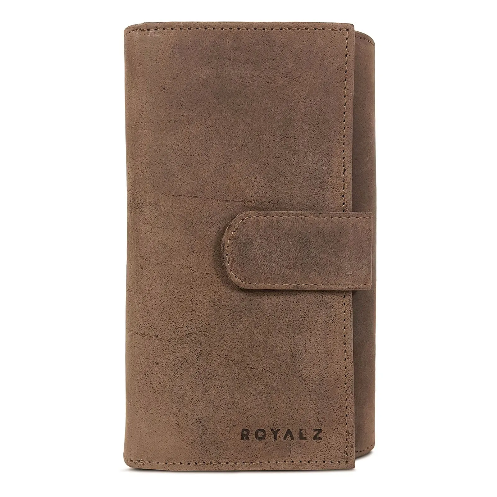 ROYALZ "Orelia Portafoglio vera Pelle Donna Grande Portamoneta Capiente Porta Carte Credito 18 Scomparti Bloccaggio Protezione RFID Etui Lungo - immagine 2