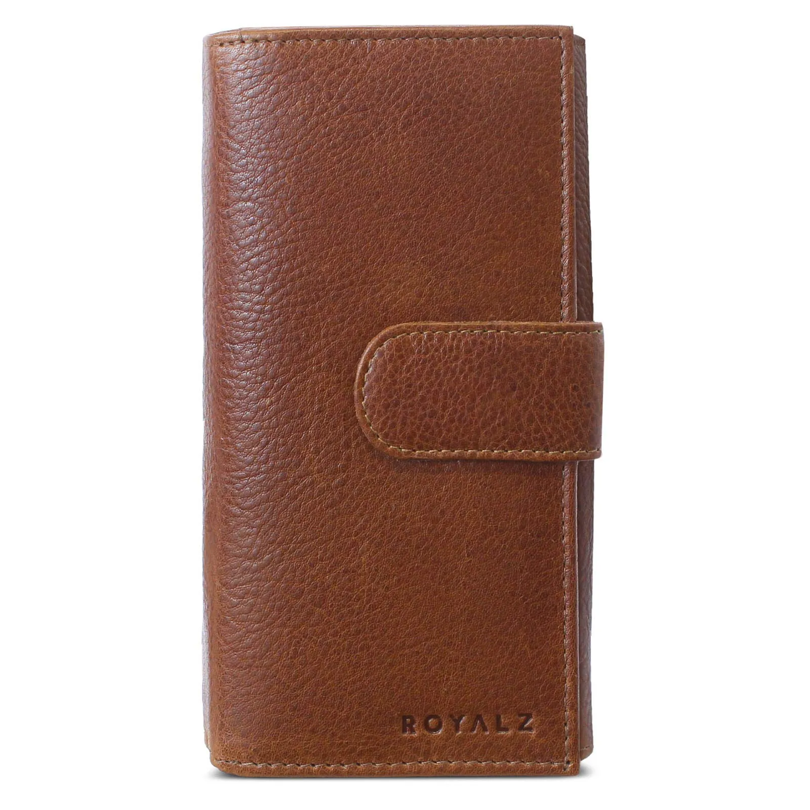 ROYALZ "Orelia Portafoglio vera Pelle Donna Grande Portamoneta Capiente Porta Carte Credito 18 Scomparti Bloccaggio Protezione RFID Etui Lungo - immagine 2
