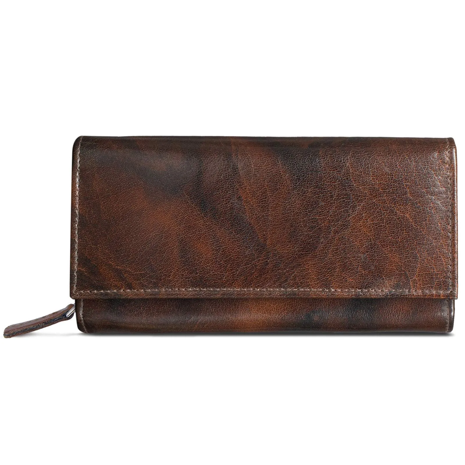 ROYALZ "Orelia Portafoglio vera Pelle Donna Grande Portamoneta Capiente Porta Carte Credito 18 Scomparti Bloccaggio Protezione RFID Etui Lungo - immagine 4