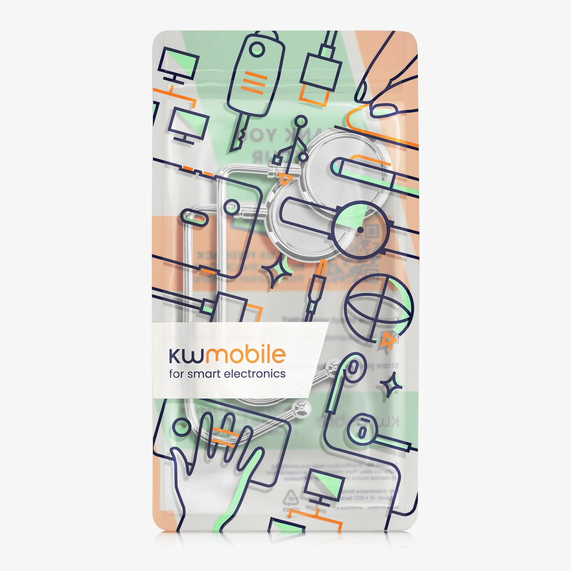 kwmobile 2x Gancio Borsa da Tavolo - Appendi Borsa in Alluminio Antiscivolo Antigraffio - Set Appendiborsa per Tavoli e Scrivanie max. 3kg - argento - immagine 6