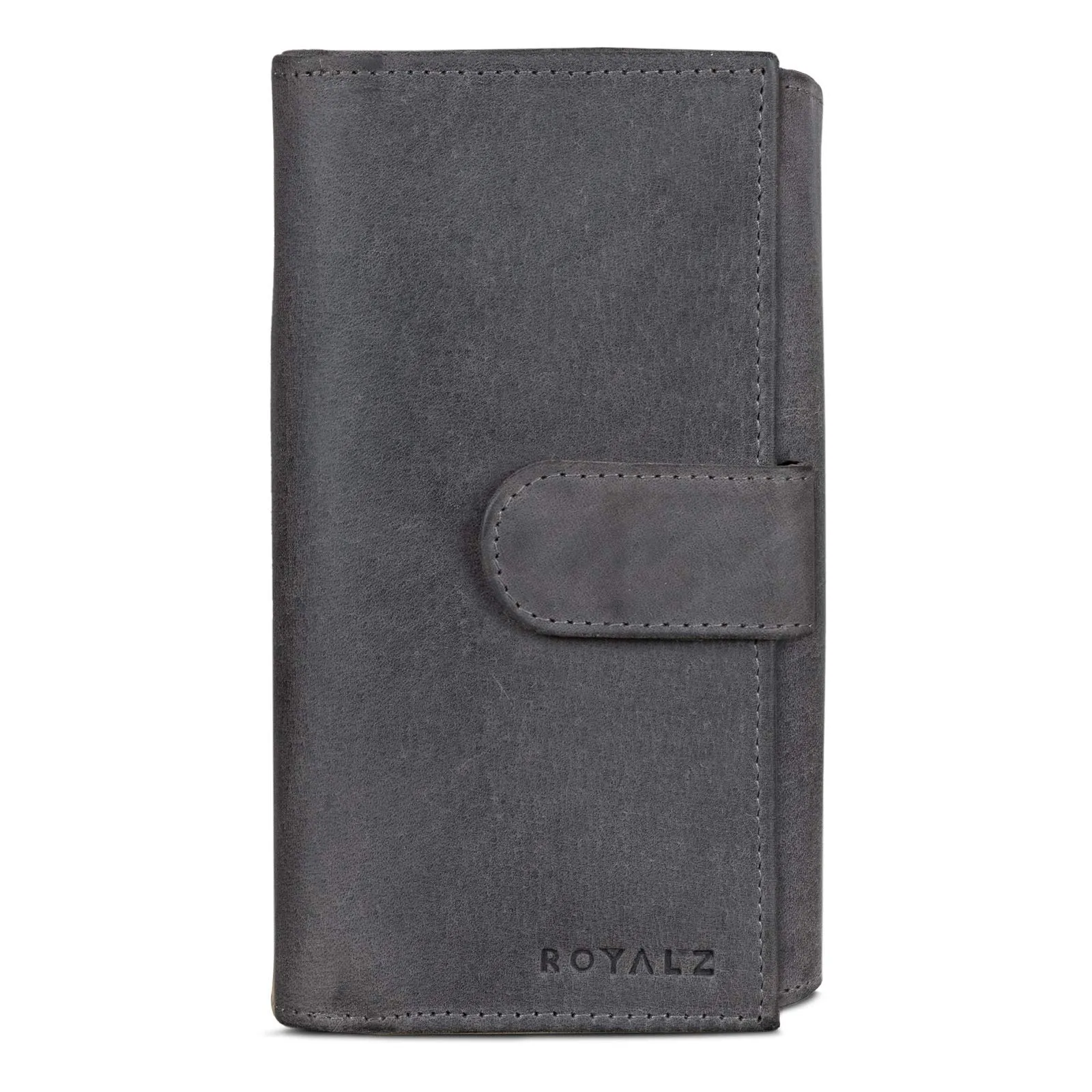 ROYALZ "Orelia Portafoglio vera Pelle Donna Grande Portamoneta Capiente Porta Carte Credito 18 Scomparti Bloccaggio Protezione RFID Etui Lungo - immagine 3