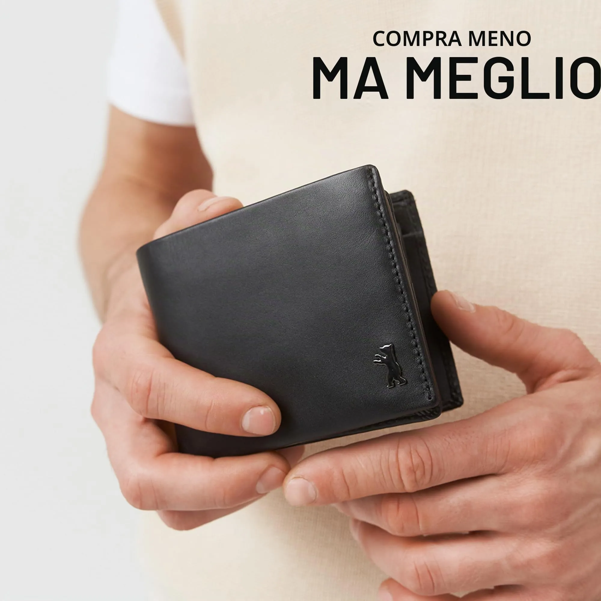 Berliner Bags Portafoglio Uomo con Portamonete e Porta Carte in Pelle RFID - immagine 8