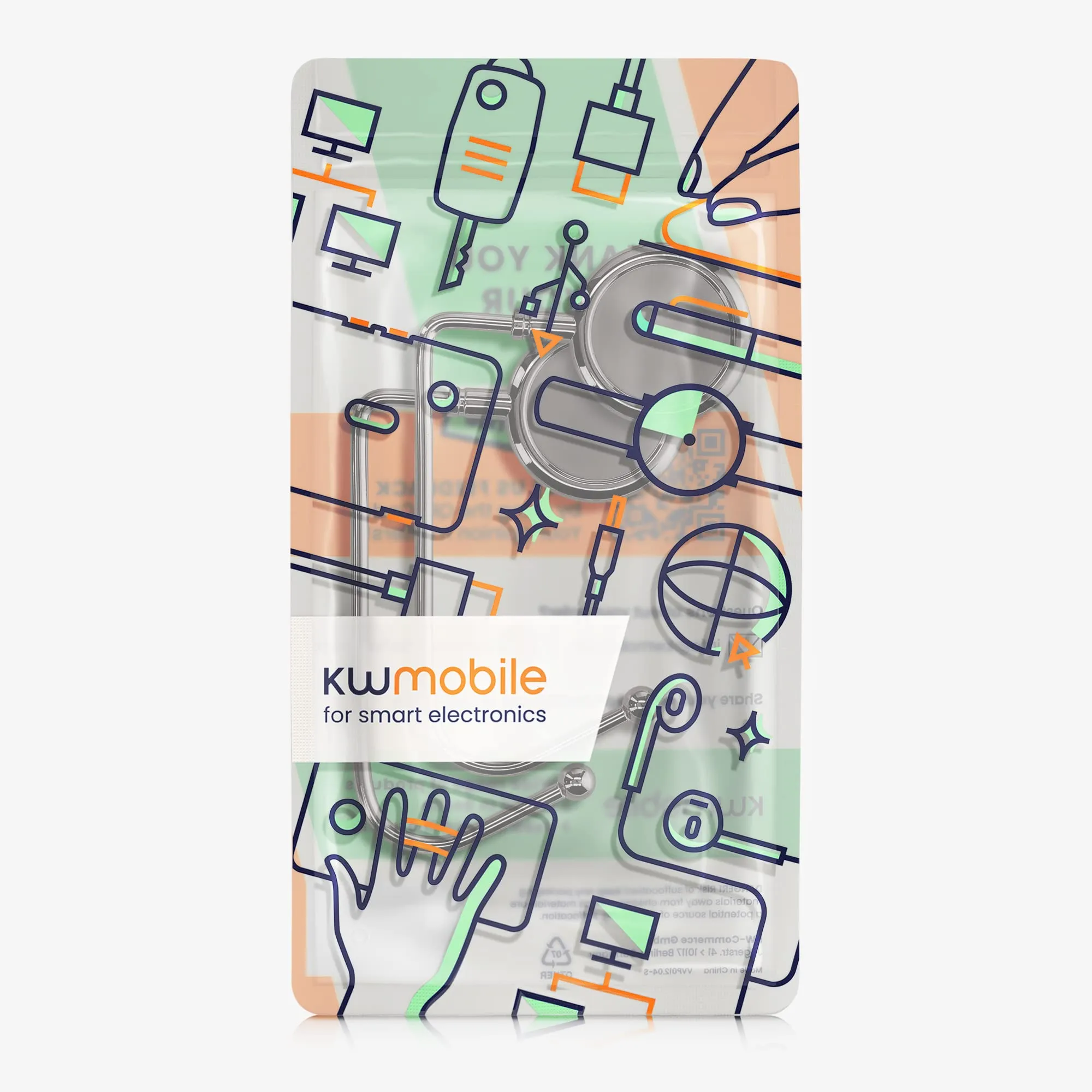 kwmobile 2x Gancio Borsa da Tavolo - Appendi Borsa in Alluminio Antiscivolo Antigraffio - Set Appendiborsa per Tavoli e Scrivanie max. 3kg - nero - immagine 6