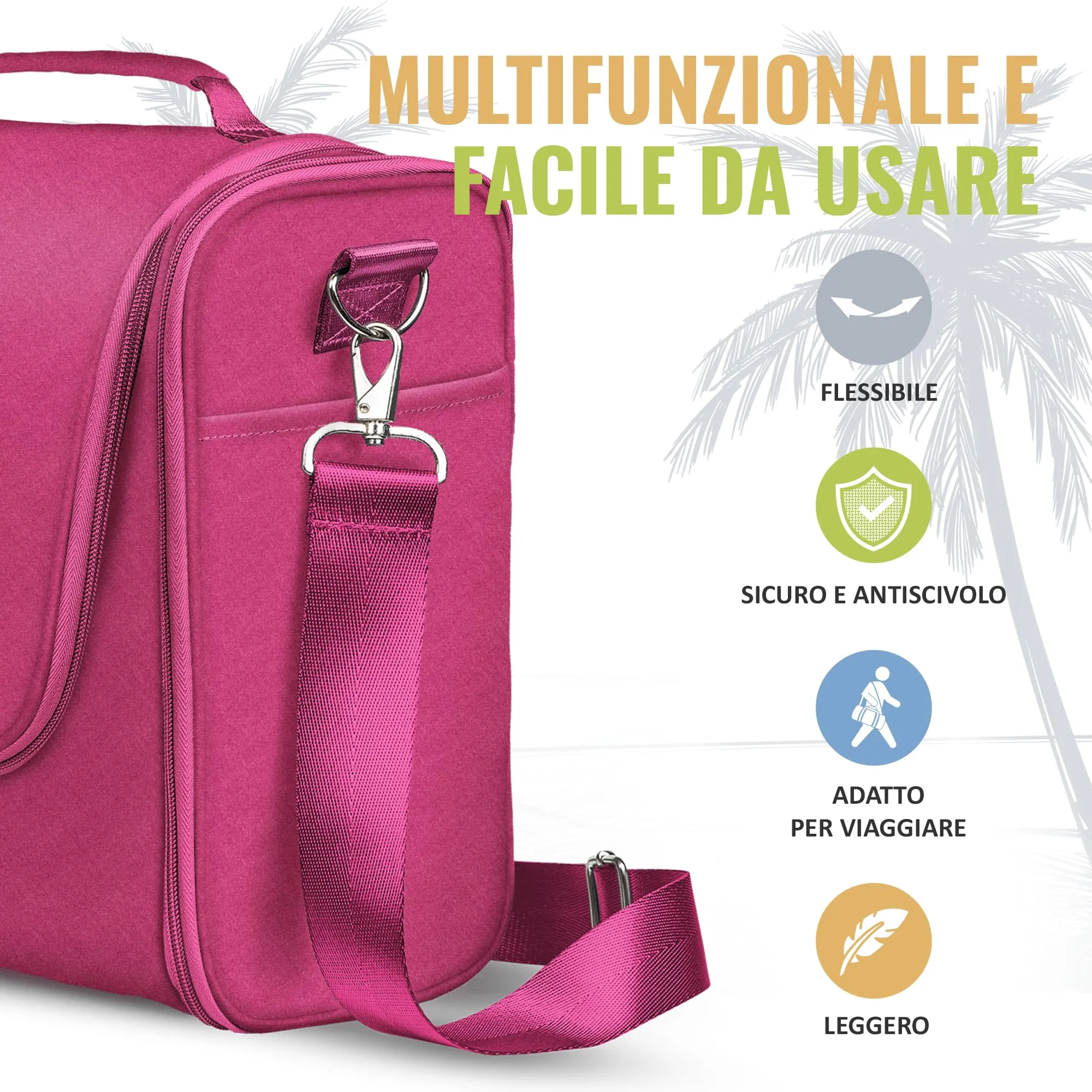 BOACAY Tracolla per Borsa, Cinghia di Ricambio Donna e Uomo, Tracolla Larga Intercambiabile, Universale e Regolabile, Cintura in Vari Colori - immagine 2