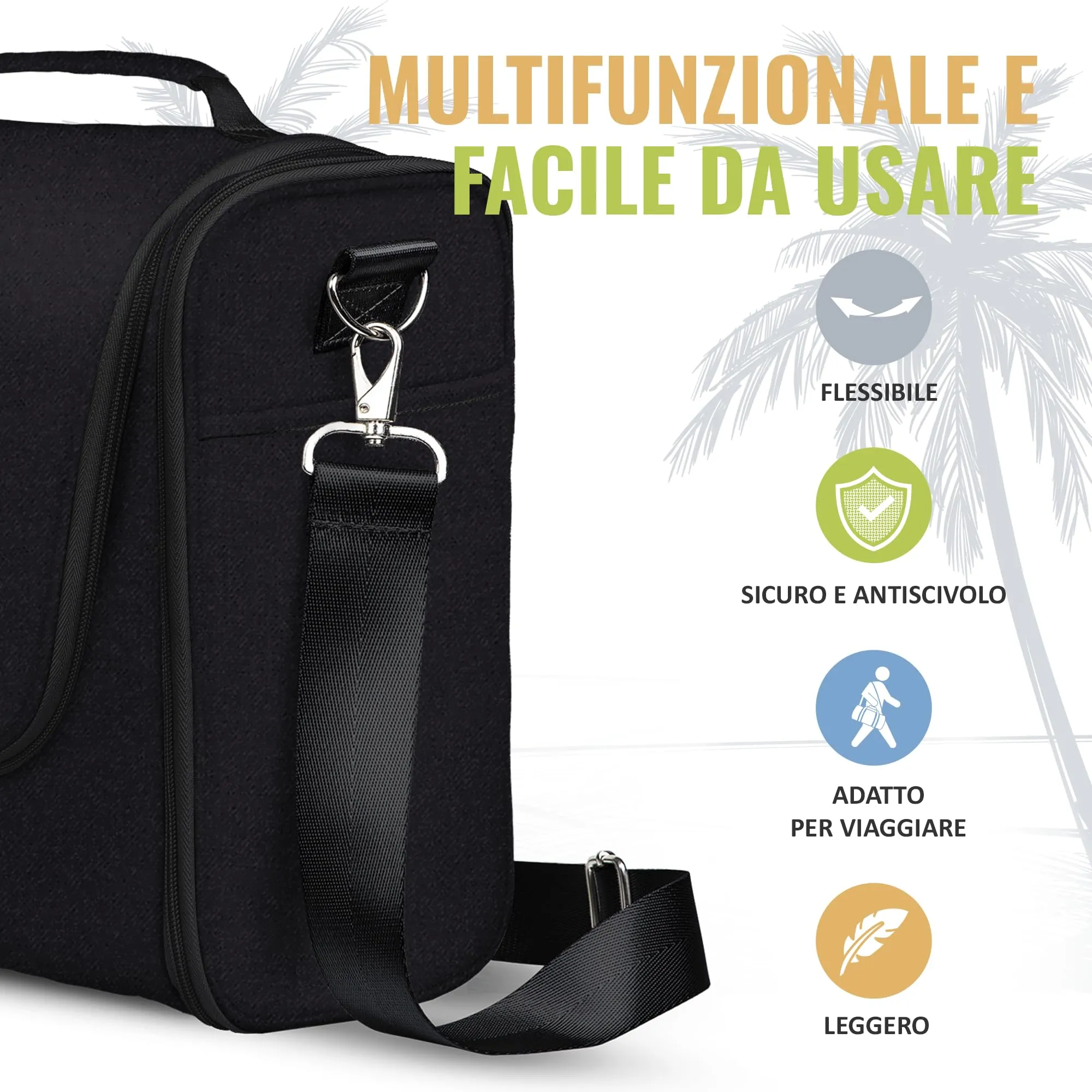 BOACAY Tracolla per Borsa, Cinghia di Ricambio Donna e Uomo, Tracolla Larga Intercambiabile, Universale e Regolabile, Cintura in Vari Colori - immagine 2