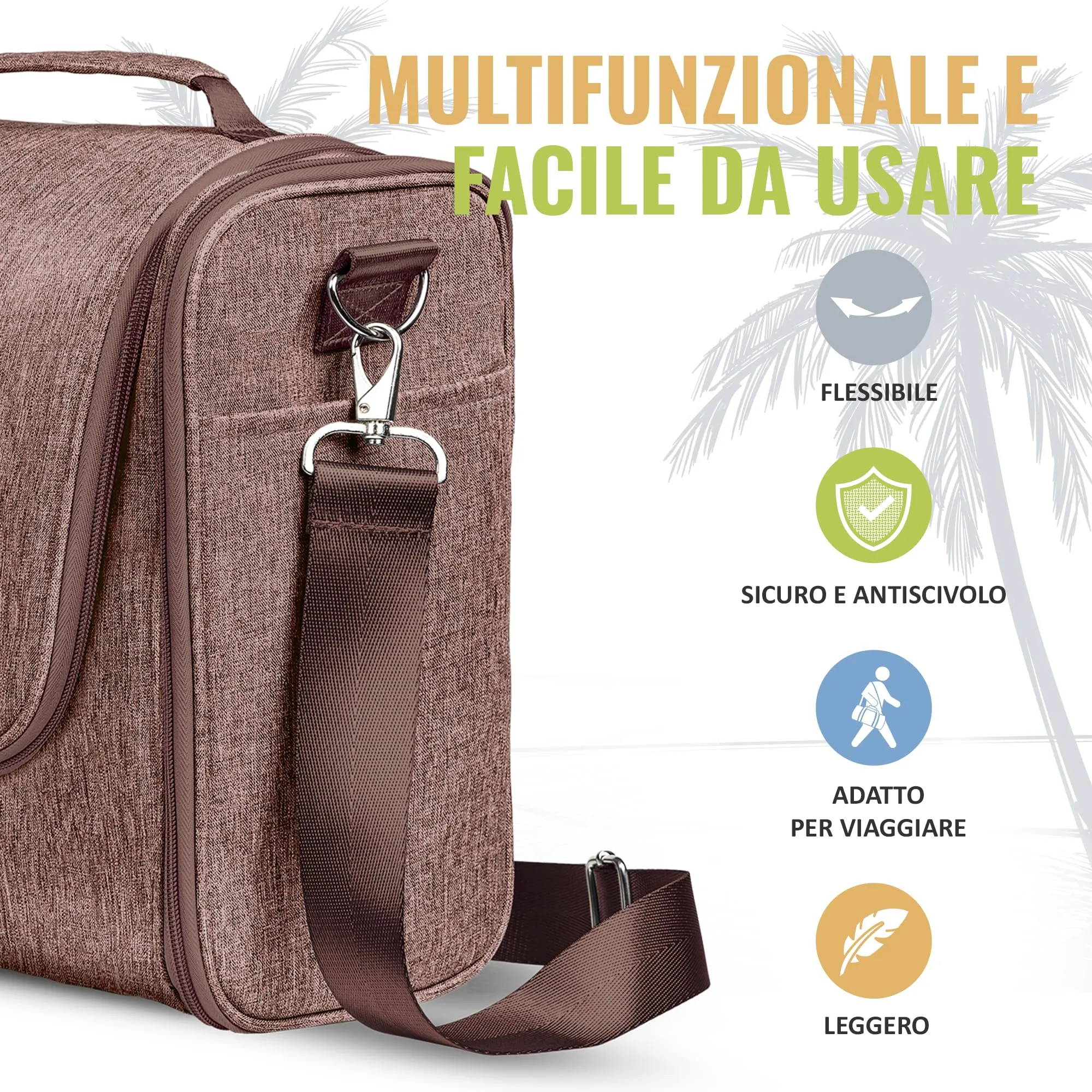 BOACAY Tracolla per Borsa, Cinghia di Ricambio Donna e Uomo, Tracolla Larga Intercambiabile, Universale e Regolabile, Cintura in Vari Colori - immagine 2