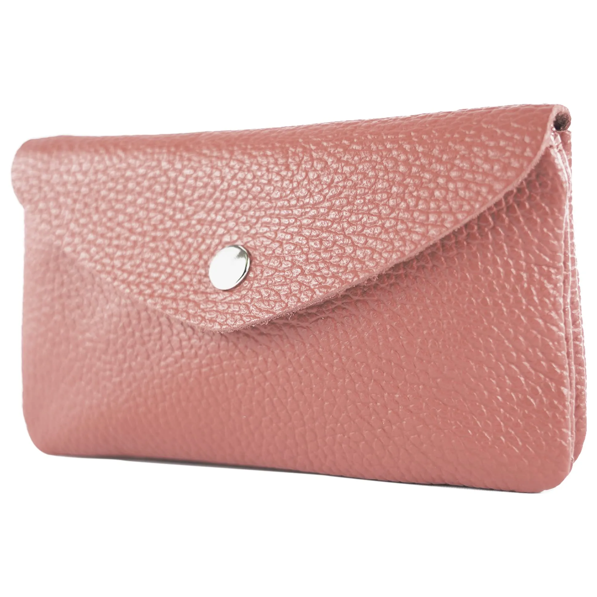 modamoda de - P11 - ital Portafoglio da donna in pelle medio, Rosa antico., M, Antico - immagine 1