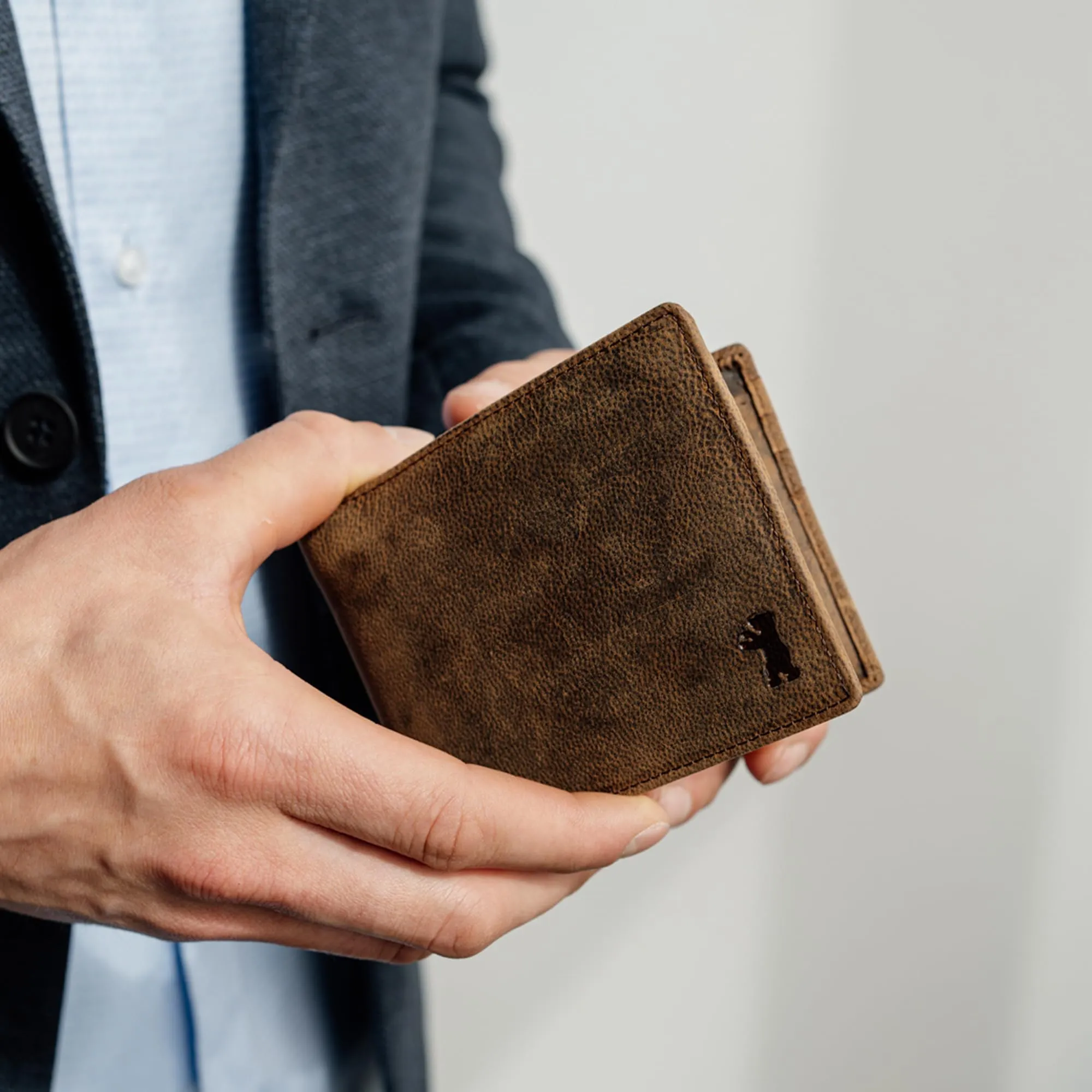 Berliner Bags Portafoglio Uomo con Portamonete e Porta Carte in Pelle RFID - immagine 2