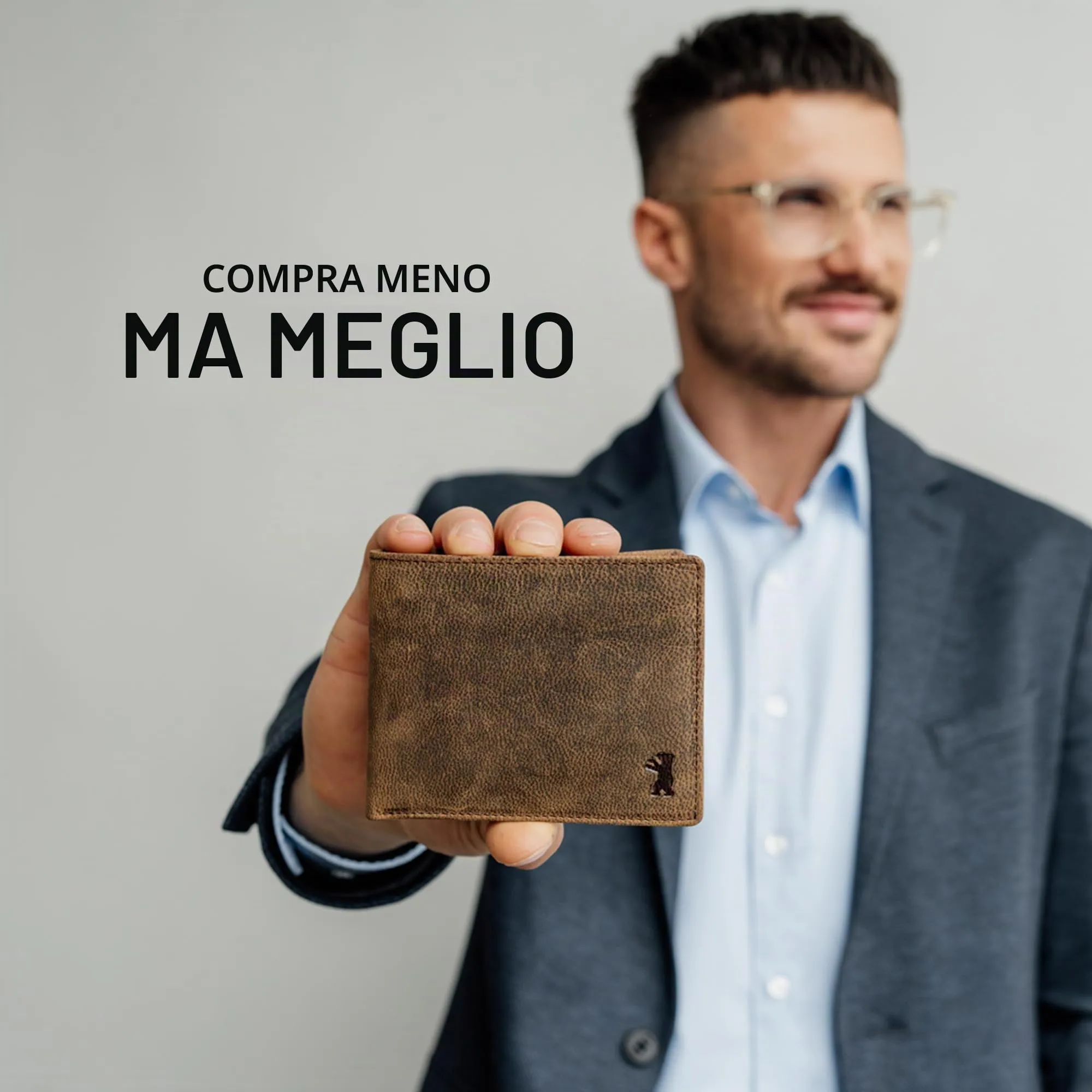 Berliner Bags Portafoglio Uomo con Portamonete e Porta Carte in Pelle RFID - immagine 8