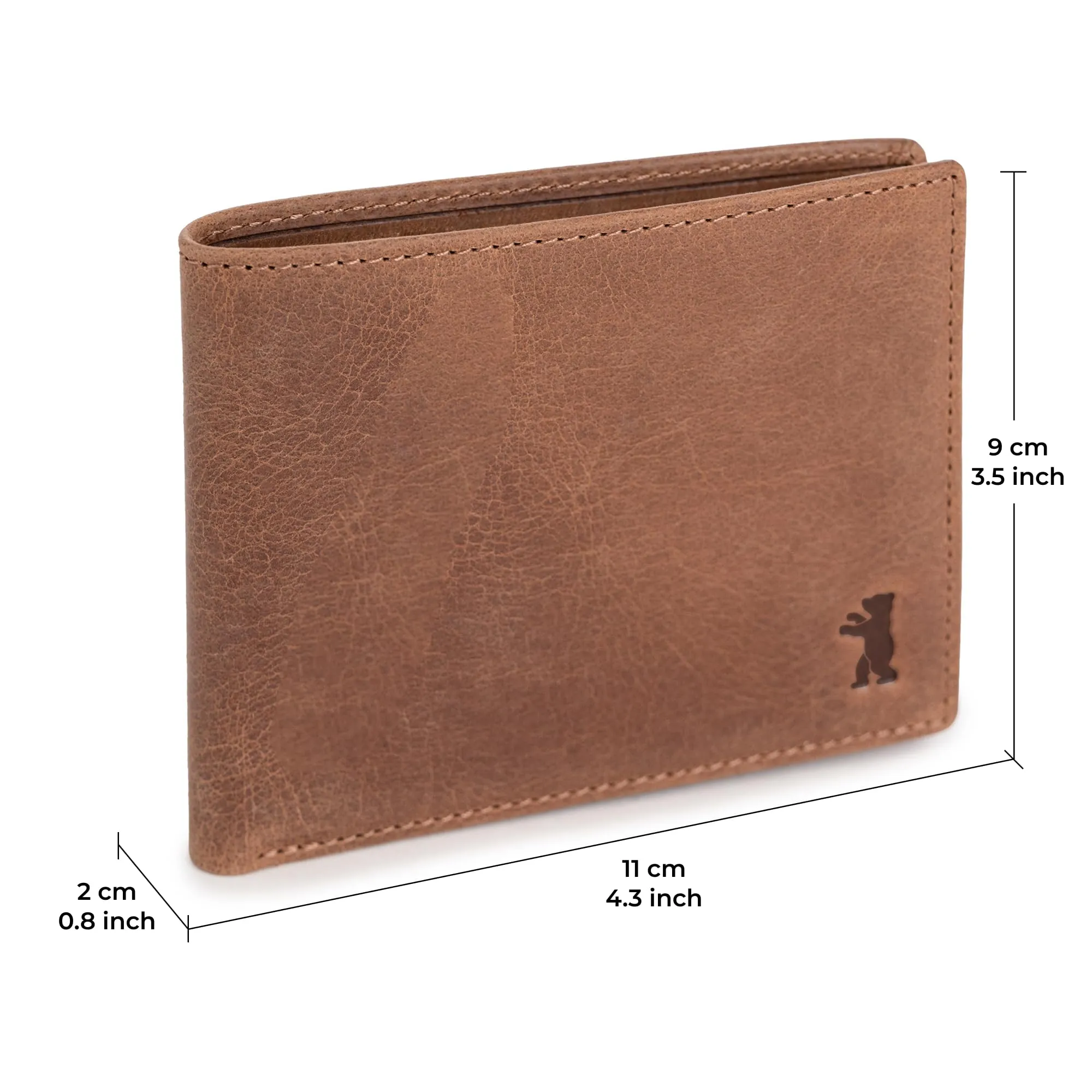 Berliner Bags Portafoglio Uomo con Portamonete e Porta Carte in Pelle RFID - immagine 6