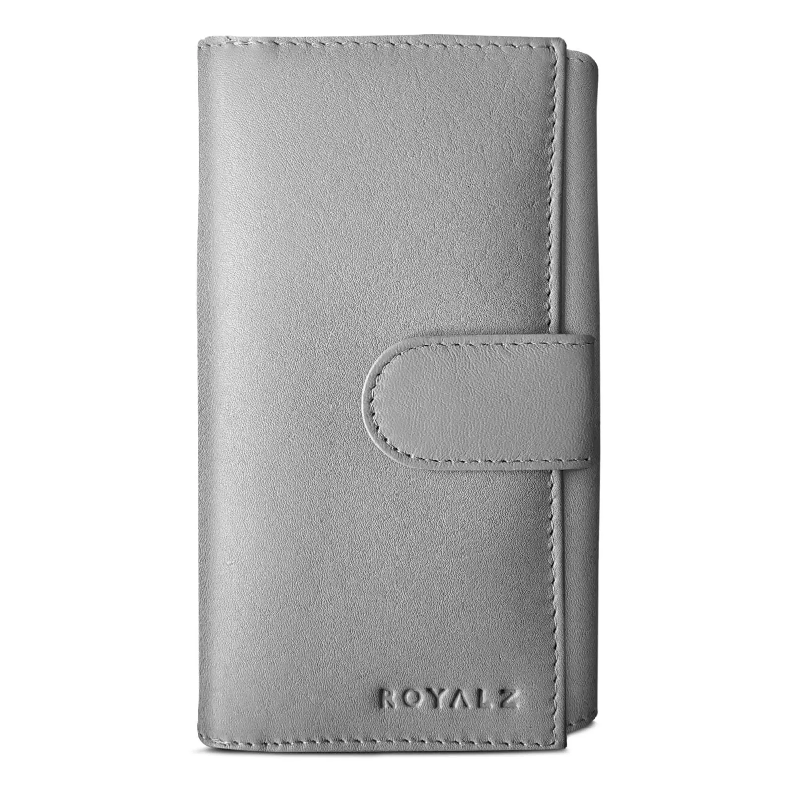 ROYALZ "Orelia Portafoglio vera Pelle Donna Grande Portamoneta Capiente Porta Carte Credito 18 Scomparti Bloccaggio Protezione RFID Etui Lungo - immagine 3