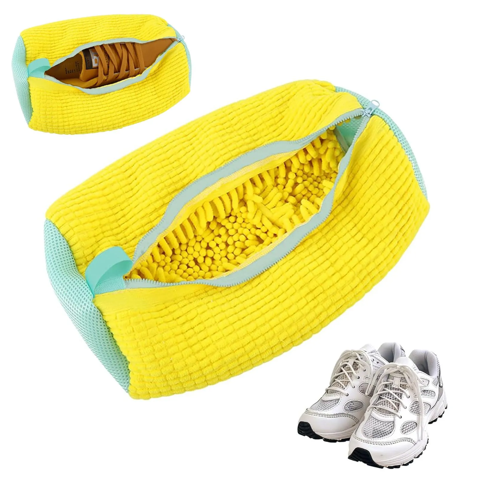 Sacchetto Di Lavaggio Per Scarpe, Sacchetto Per Scarpe, Con Cerniera, Riutilizzabile - immagine 1