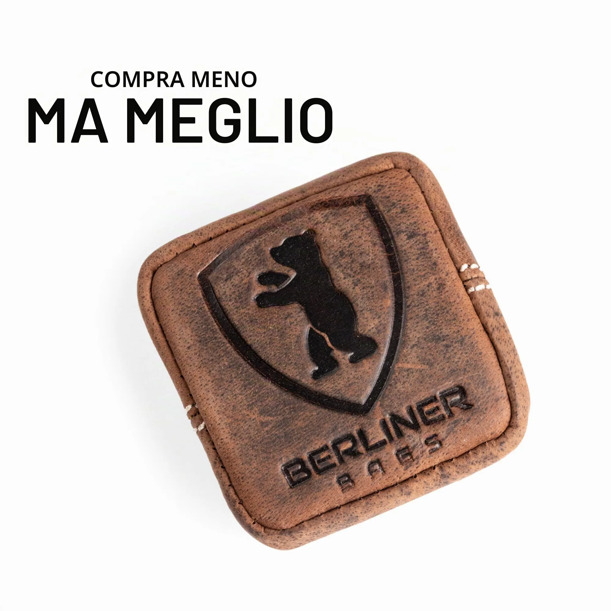 Berliner Bags Portamonete Lena S Mini con Chiusura a Bottone in Pelle - immagine 7