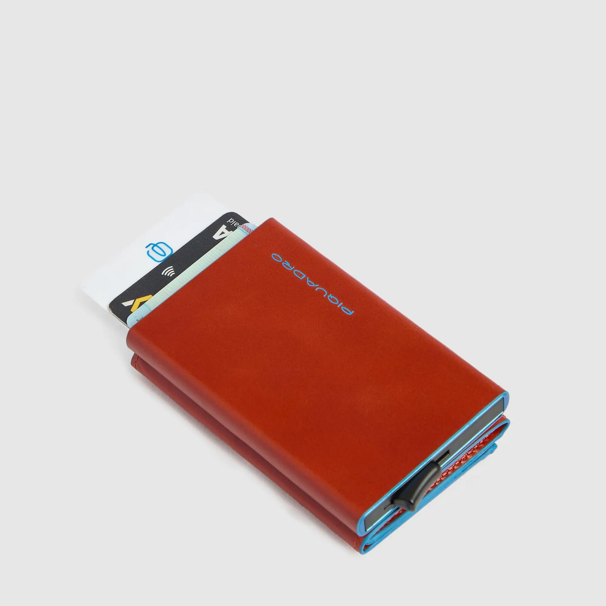 PIQUADRO COMPACT WALLET PER BANCONOTE E CARTE DI CREDITO CO NATURAL TAN One Size - immagine 4