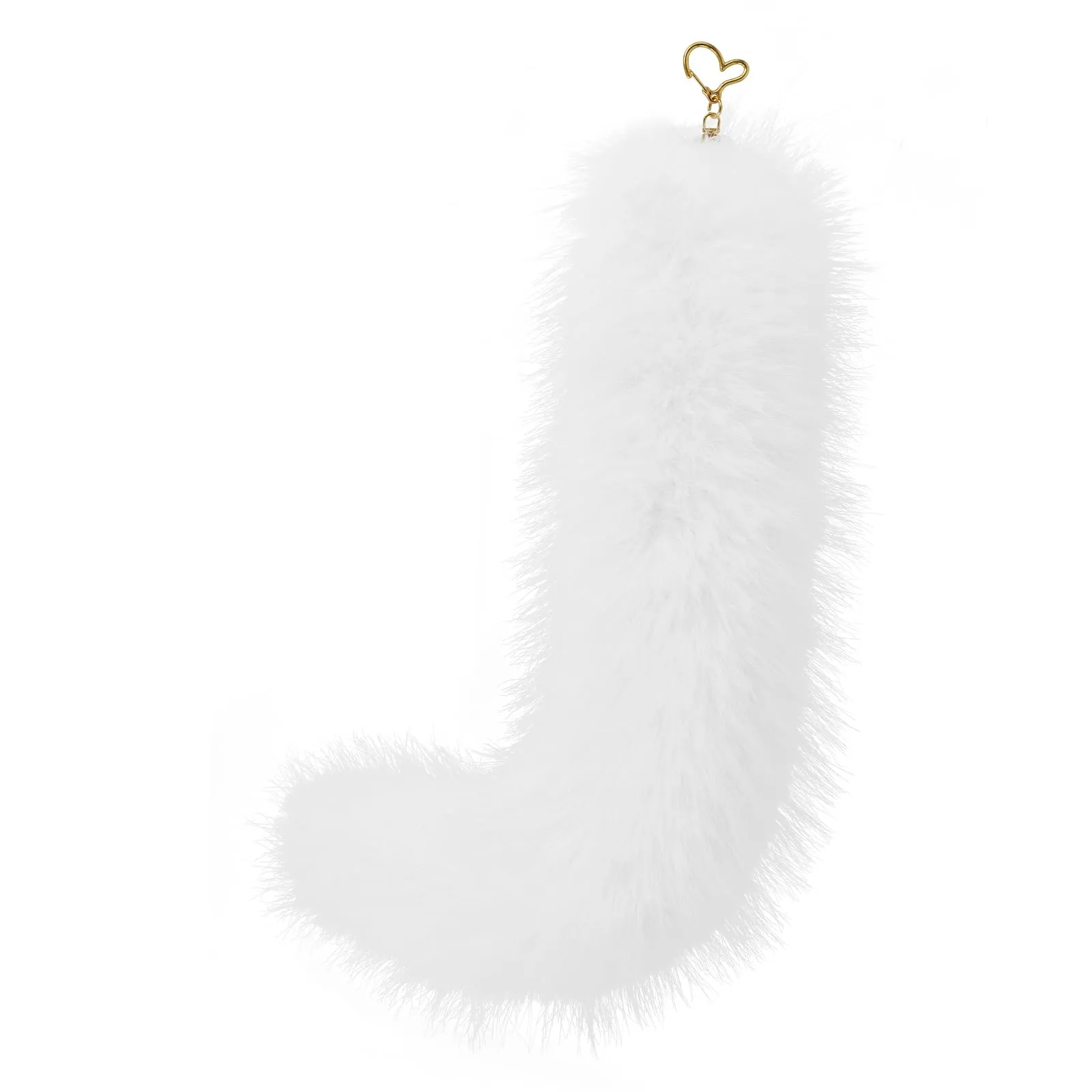 hbbhml Coda di gatto in pelliccia sintetica per costumi di Halloween, bianco01, One Size - immagine 1