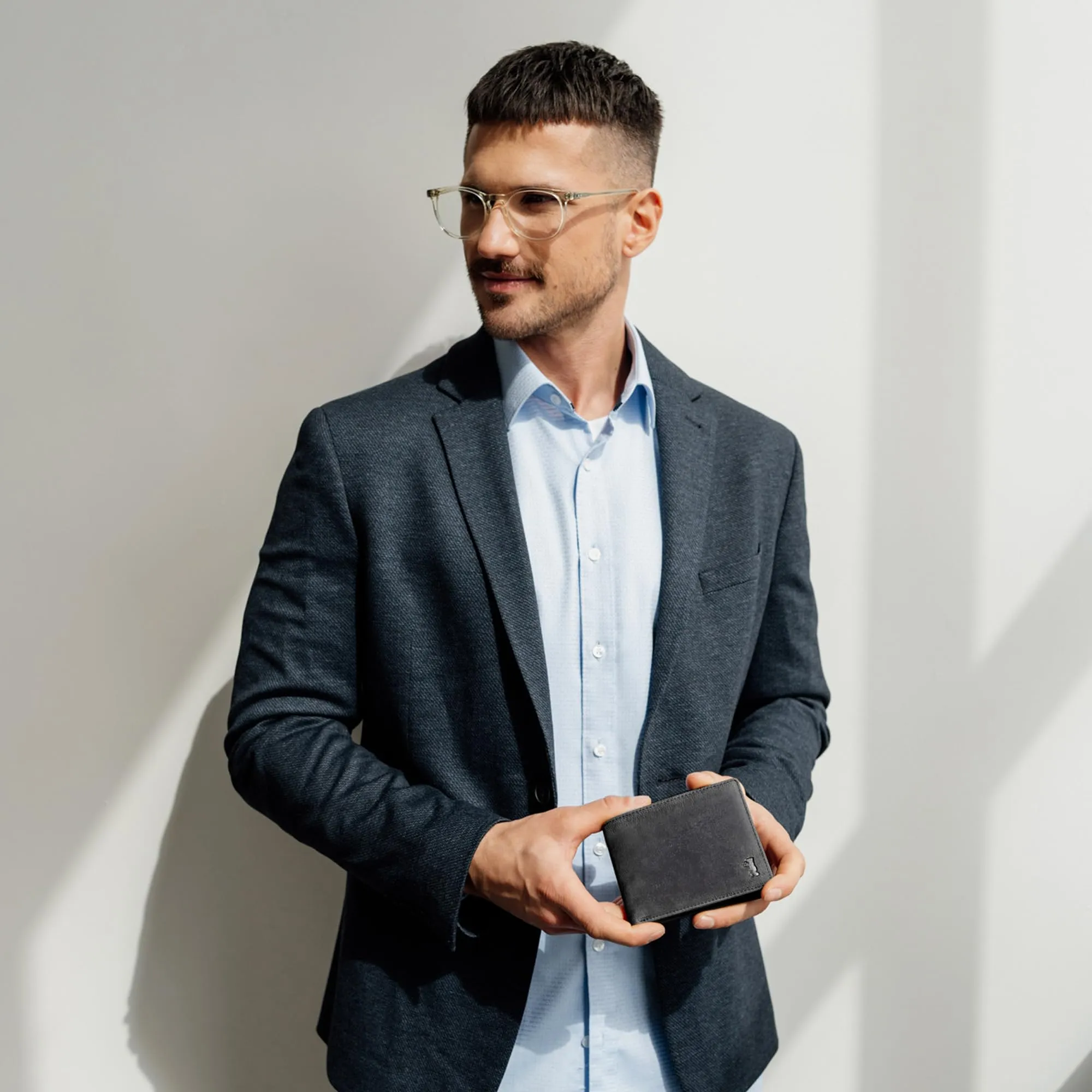Berliner Bags Portafoglio Uomo con Portamonete e Porta Carte in Pelle RFID - immagine 2