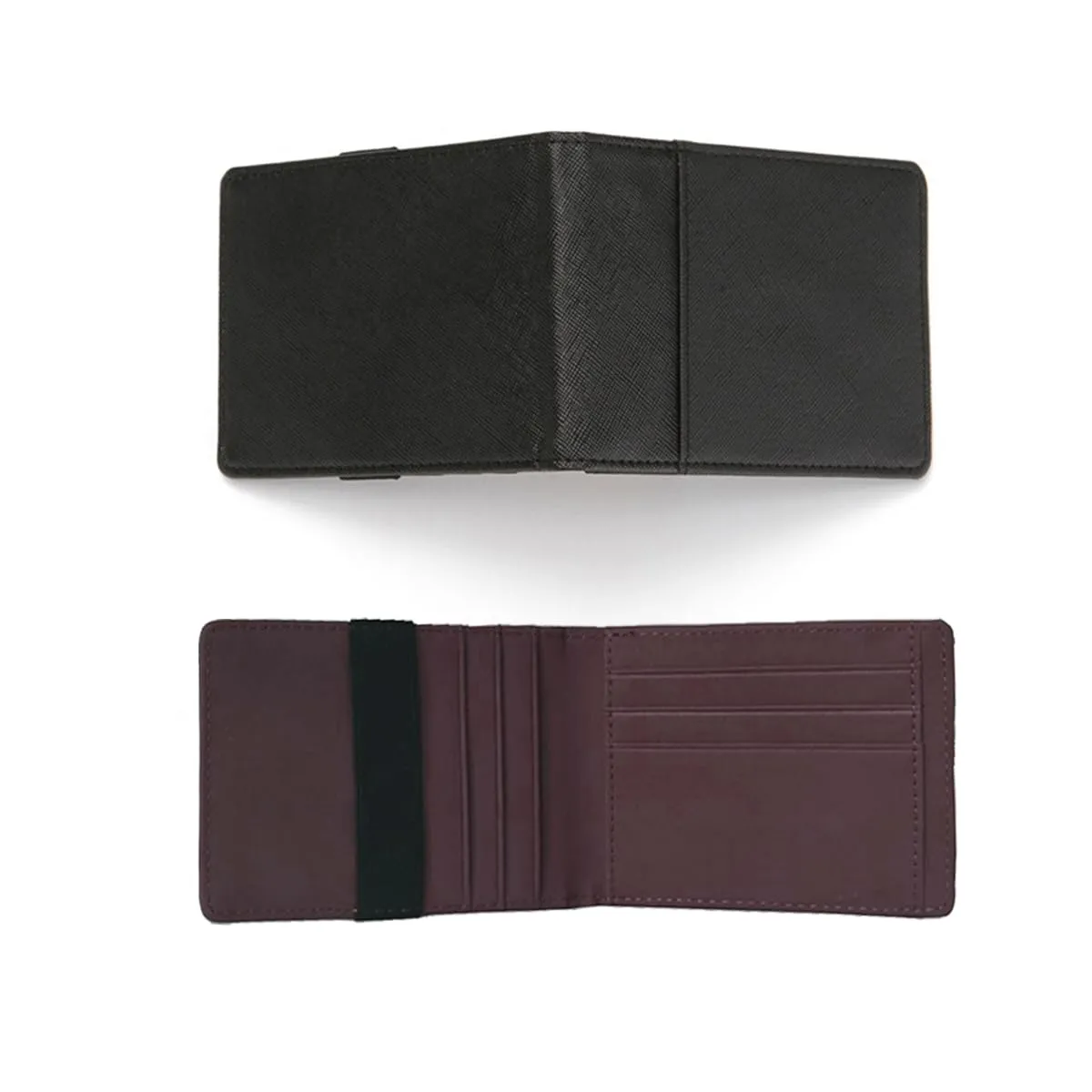 RisePlus FermaSoldi，Porta Carte Credito da Uomo Donna，in Pelle Alta Qualità con Protezione RFID，Portafoglio Slim Bifold(Marrone) - immagine 2
