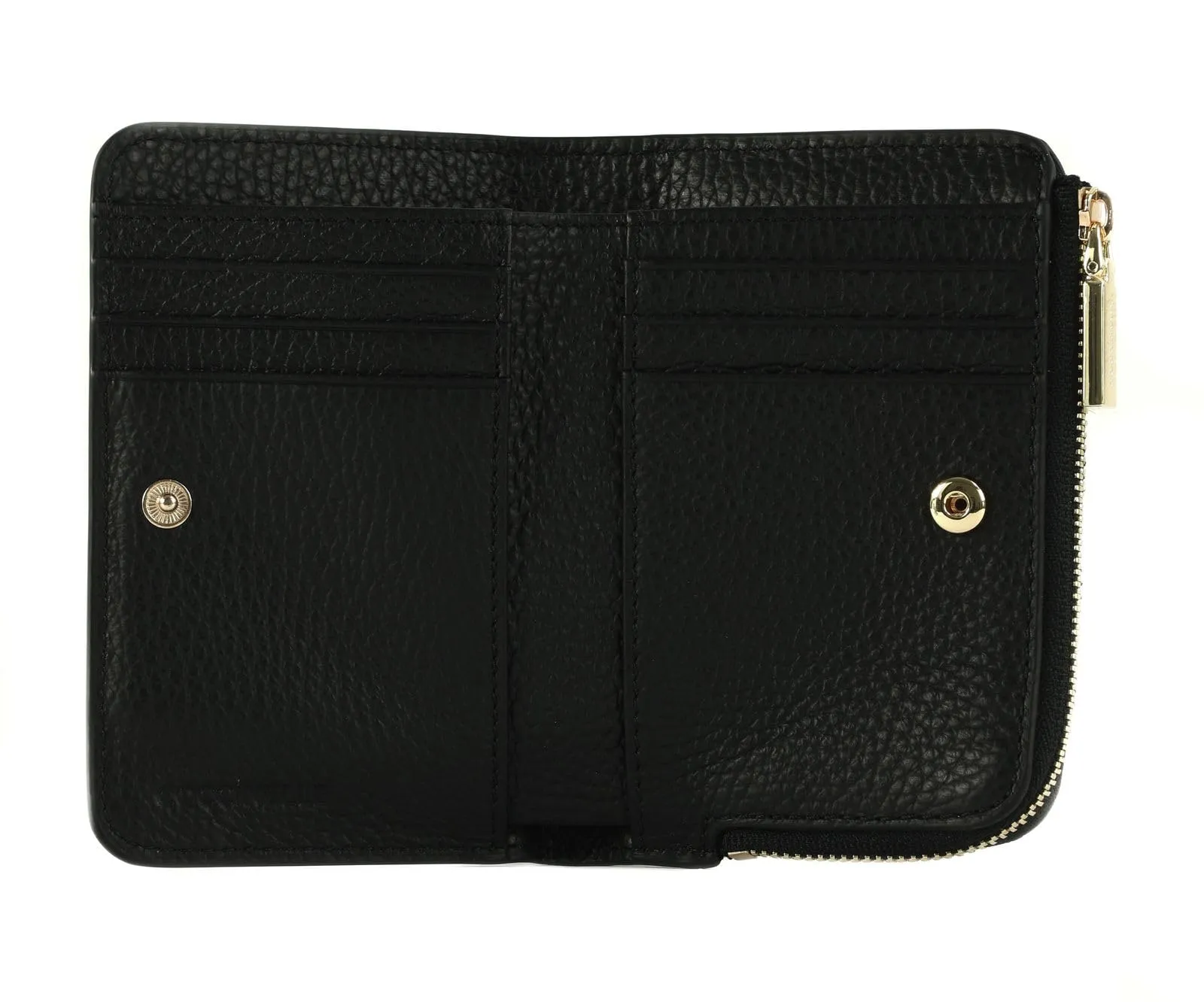 Coccinelle Pelle portafoglio Metallic Soft Wallet Noir nero - immagine 2