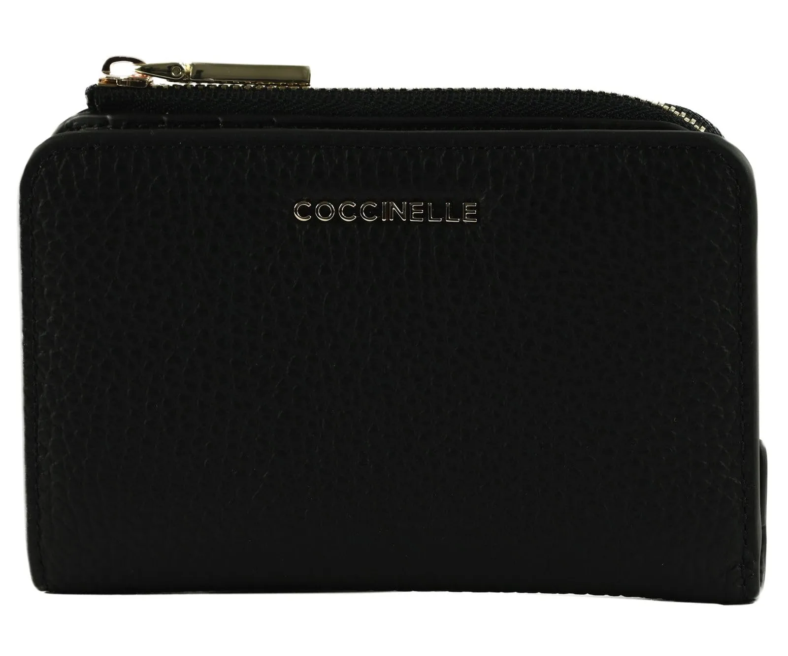 Coccinelle Pelle portafoglio Metallic Soft Wallet Noir nero - immagine 3