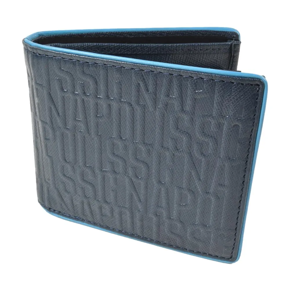 Enzo Castellano SSC NAPOLI Portafoglio Slim 100% Pelle 123604 - immagine 2
