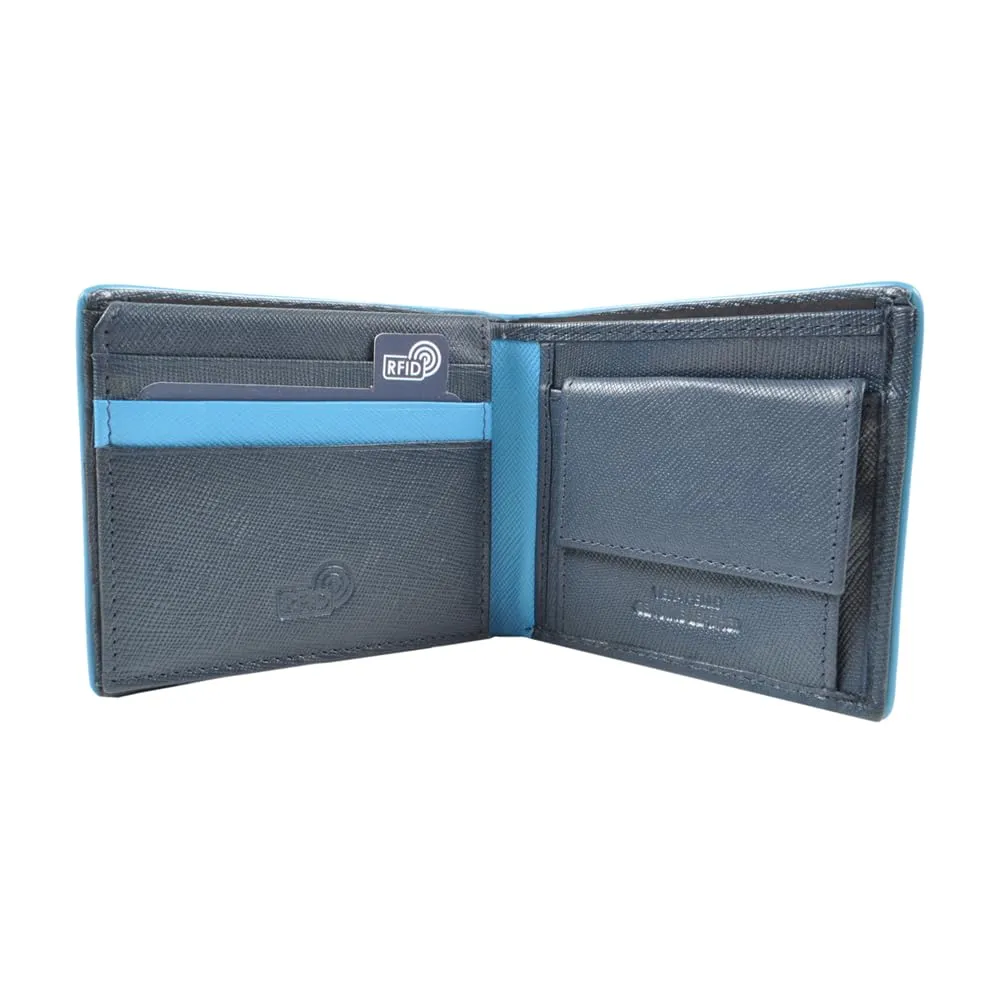 Enzo Castellano SSC NAPOLI Portafoglio Slim 100% Pelle 123604 - immagine 3