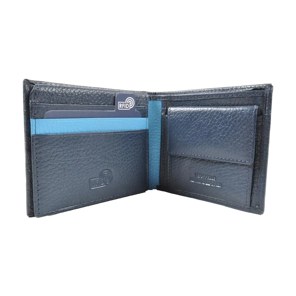 Enzo Castellano SSC NAPOLI Portafoglio Slim 100% Pelle 123607 - immagine 3