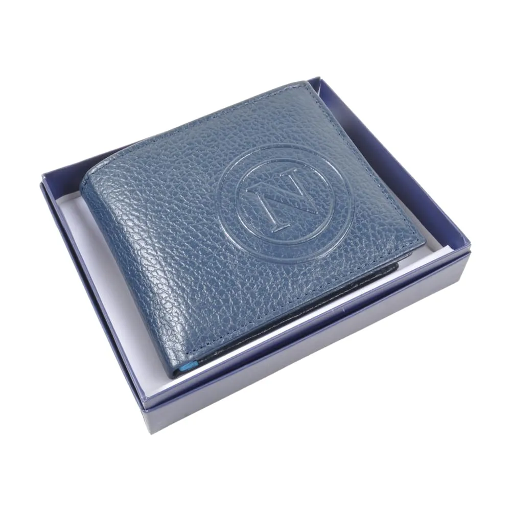 Enzo Castellano SSC NAPOLI Portafoglio Slim 100% Pelle 123607 - immagine 5