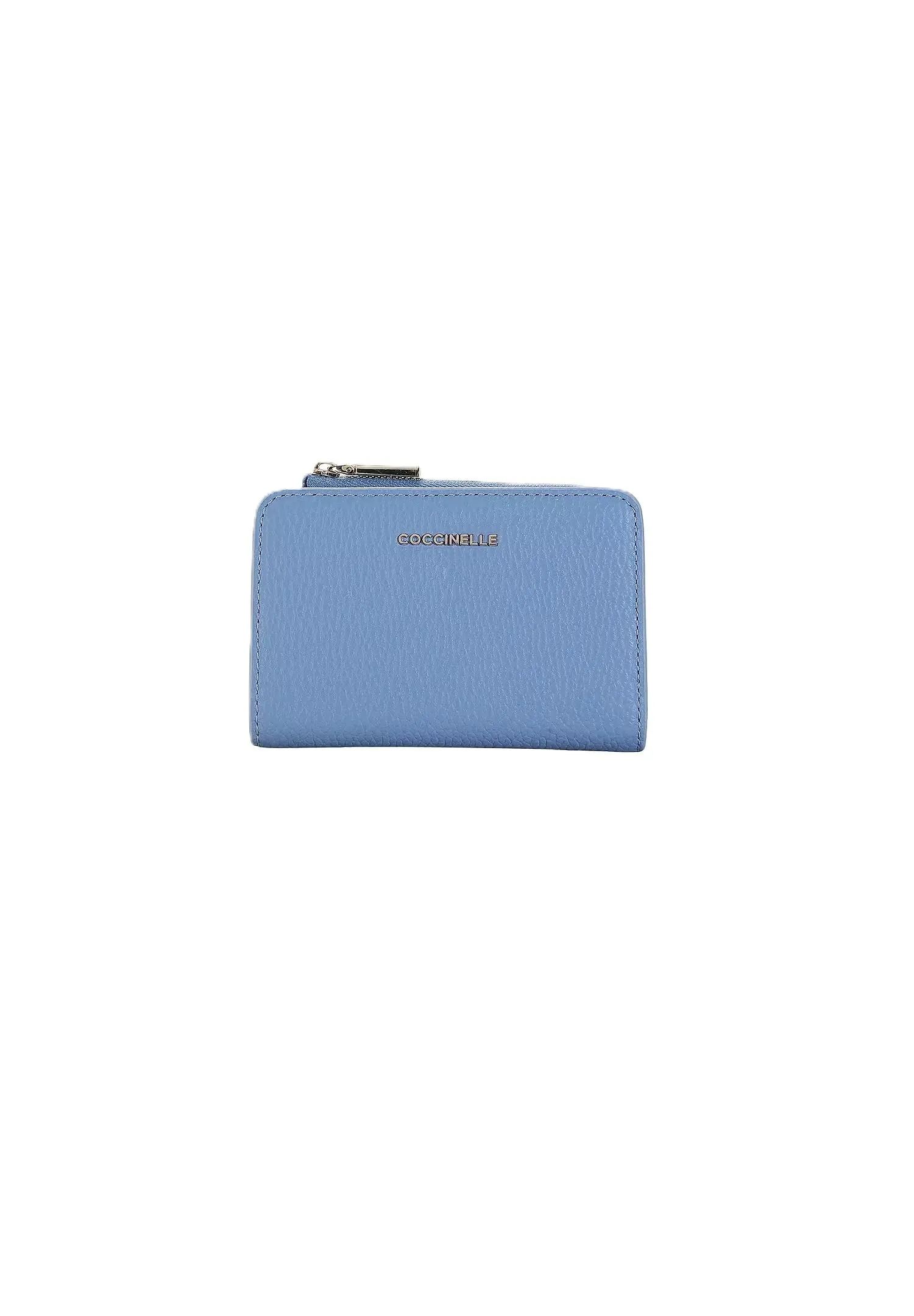 Coccinelle Pelle portafoglio Metallic Soft Wallet Azul blu - immagine 1