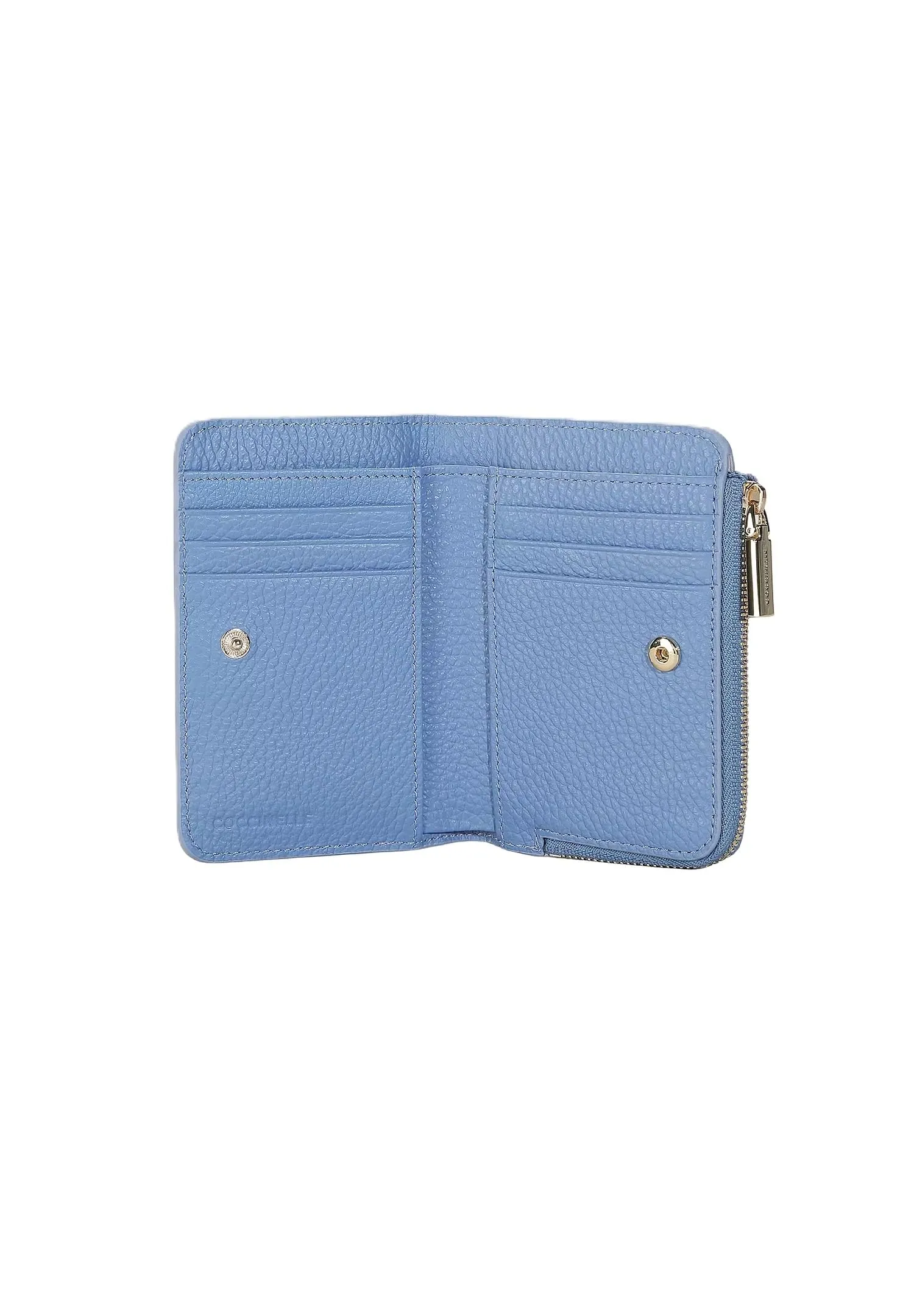 Coccinelle Pelle portafoglio Metallic Soft Wallet Azul blu - immagine 3