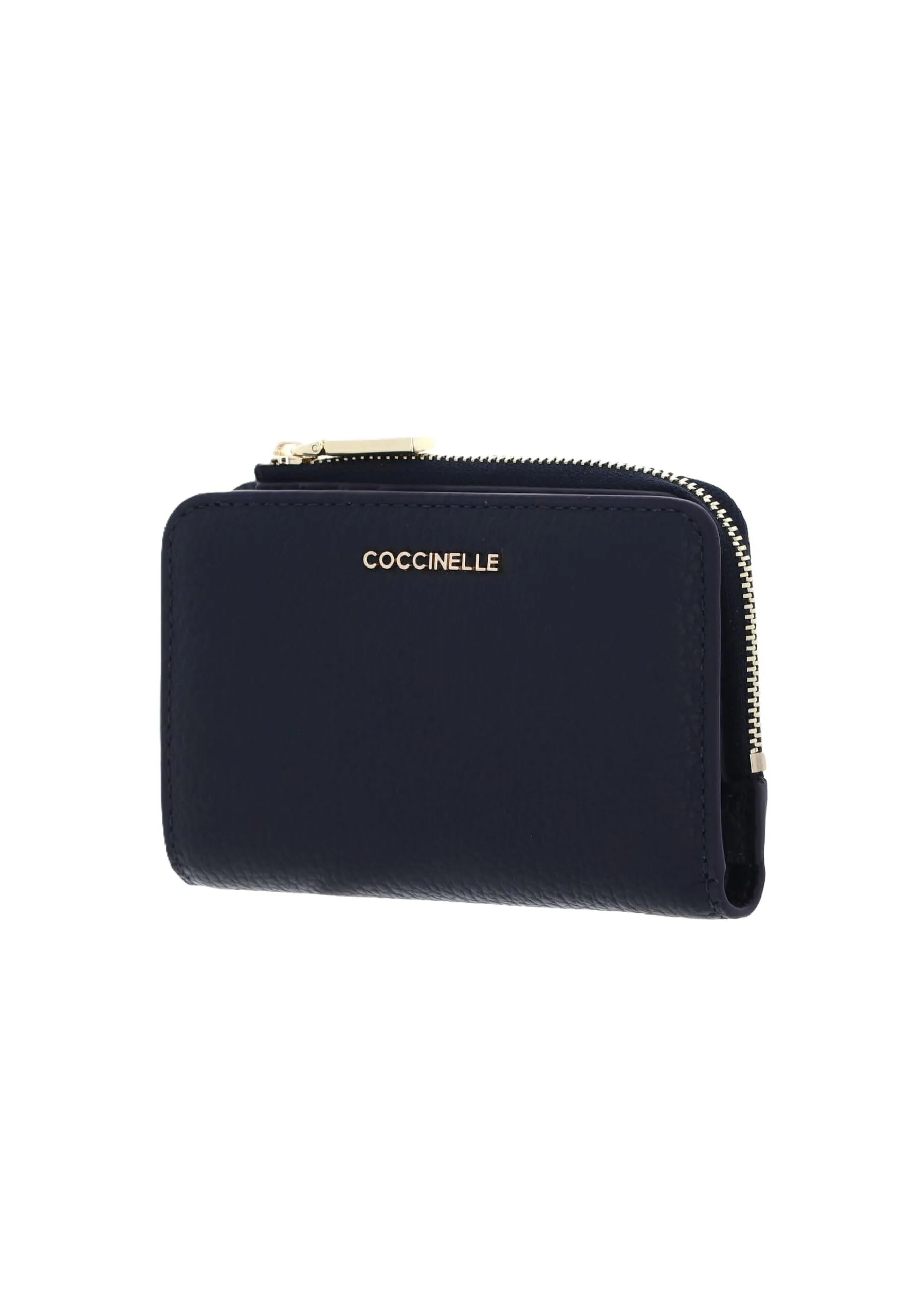 Coccinelle Pelle portafoglio Metallic Soft Wallet Midnight Blue blu scuro - immagine 1
