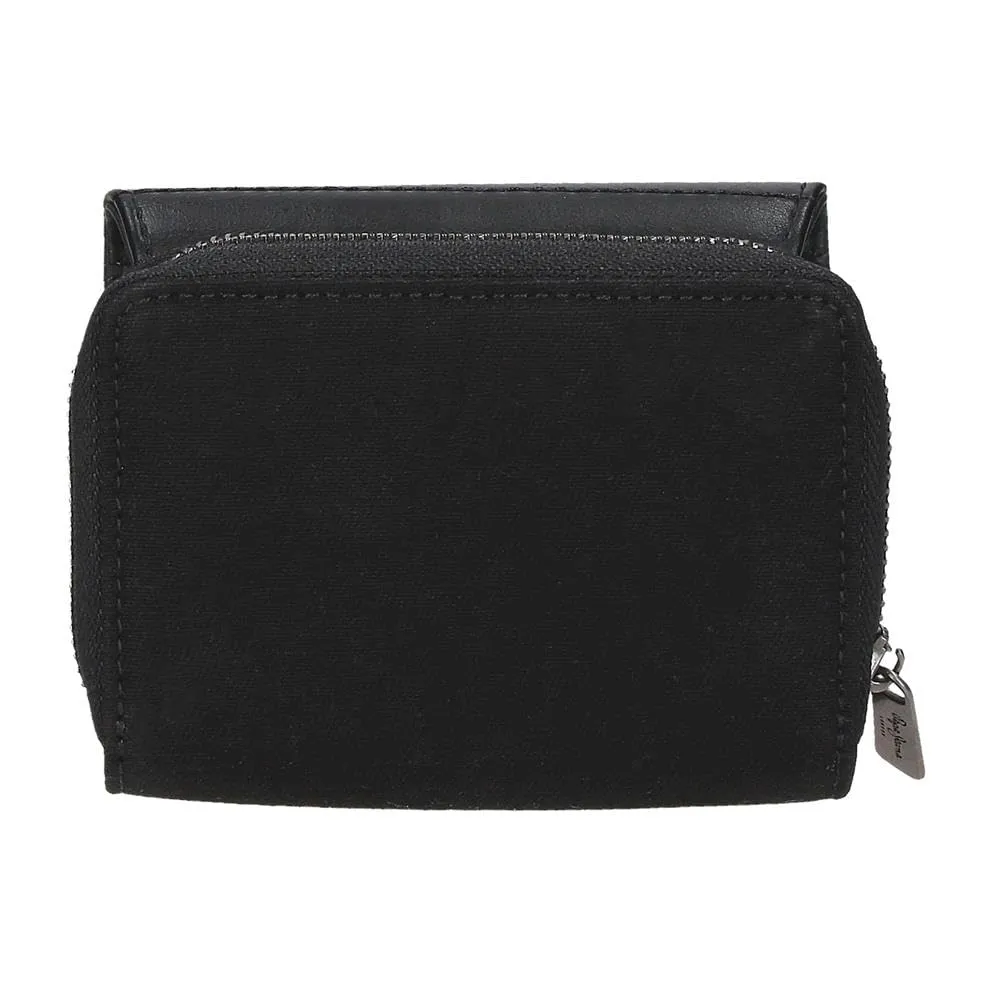 PEPE JEANS BIKER PORTAFOLIO CON PORTAFOLIO NERO 10 X 8 X 3 CM POLIESTERE CON DETTAGLI IN PELLE SINTETICA BY JOUMMA BAGS TAGLIA UNICA - immagine 2